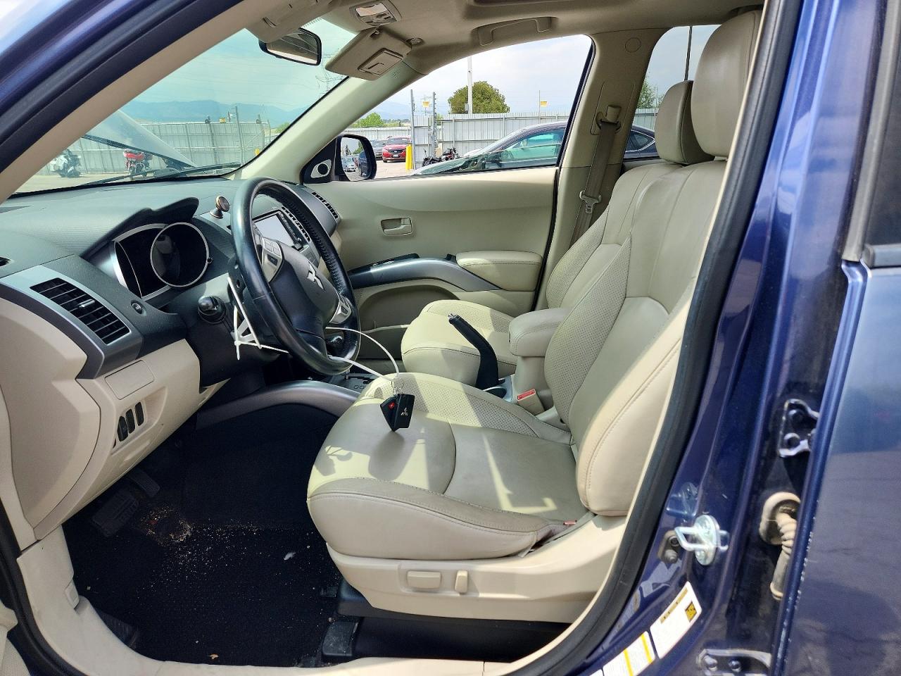 2007 Mitsubishi Outlander Xls Blue vin: JA4MT41X57U011620