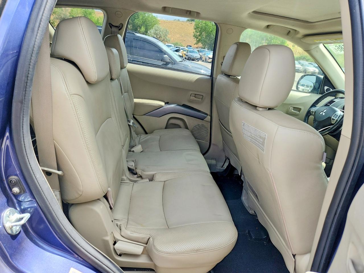 2007 Mitsubishi Outlander Xls Blue vin: JA4MT41X57U011620