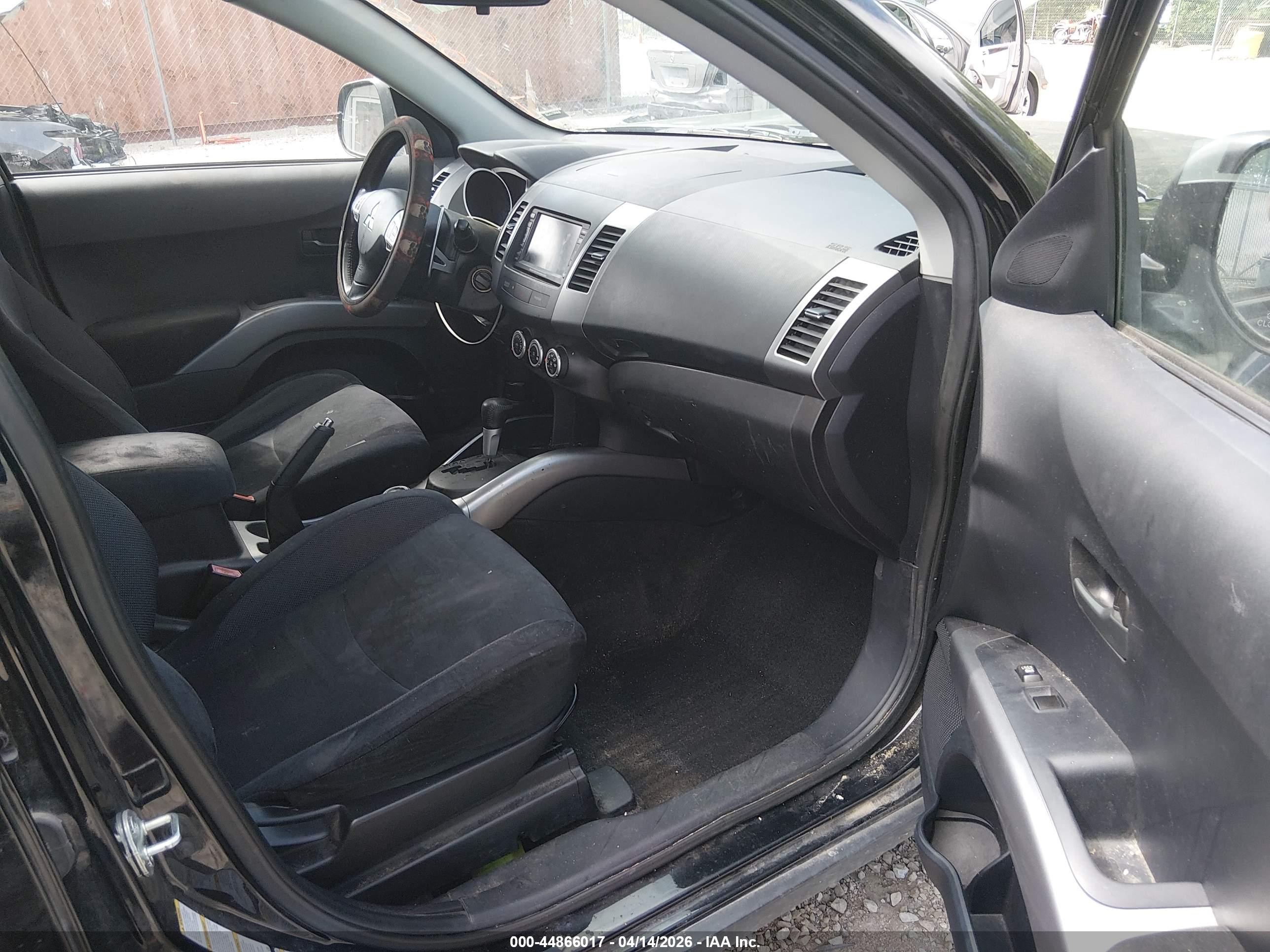 2007 Mitsubishi Outlander Xls Black vin: JA4MT41X67U007950