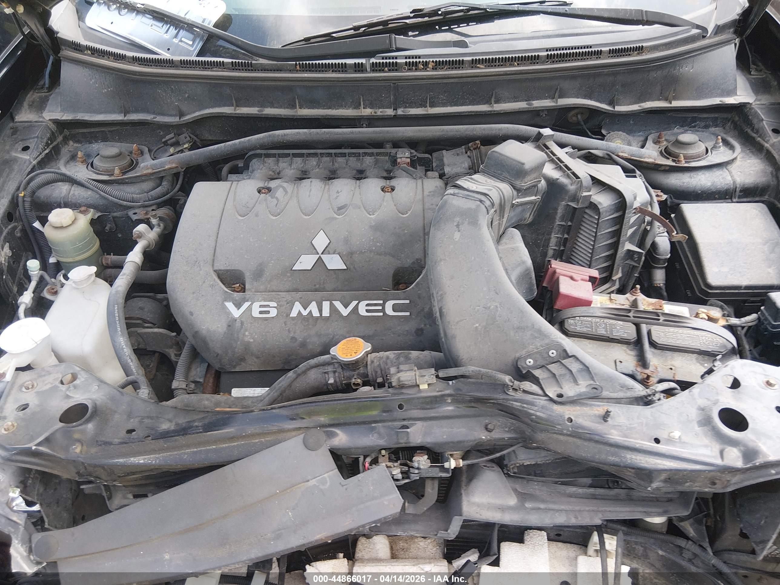 2007 Mitsubishi Outlander Xls Black vin: JA4MT41X67U007950