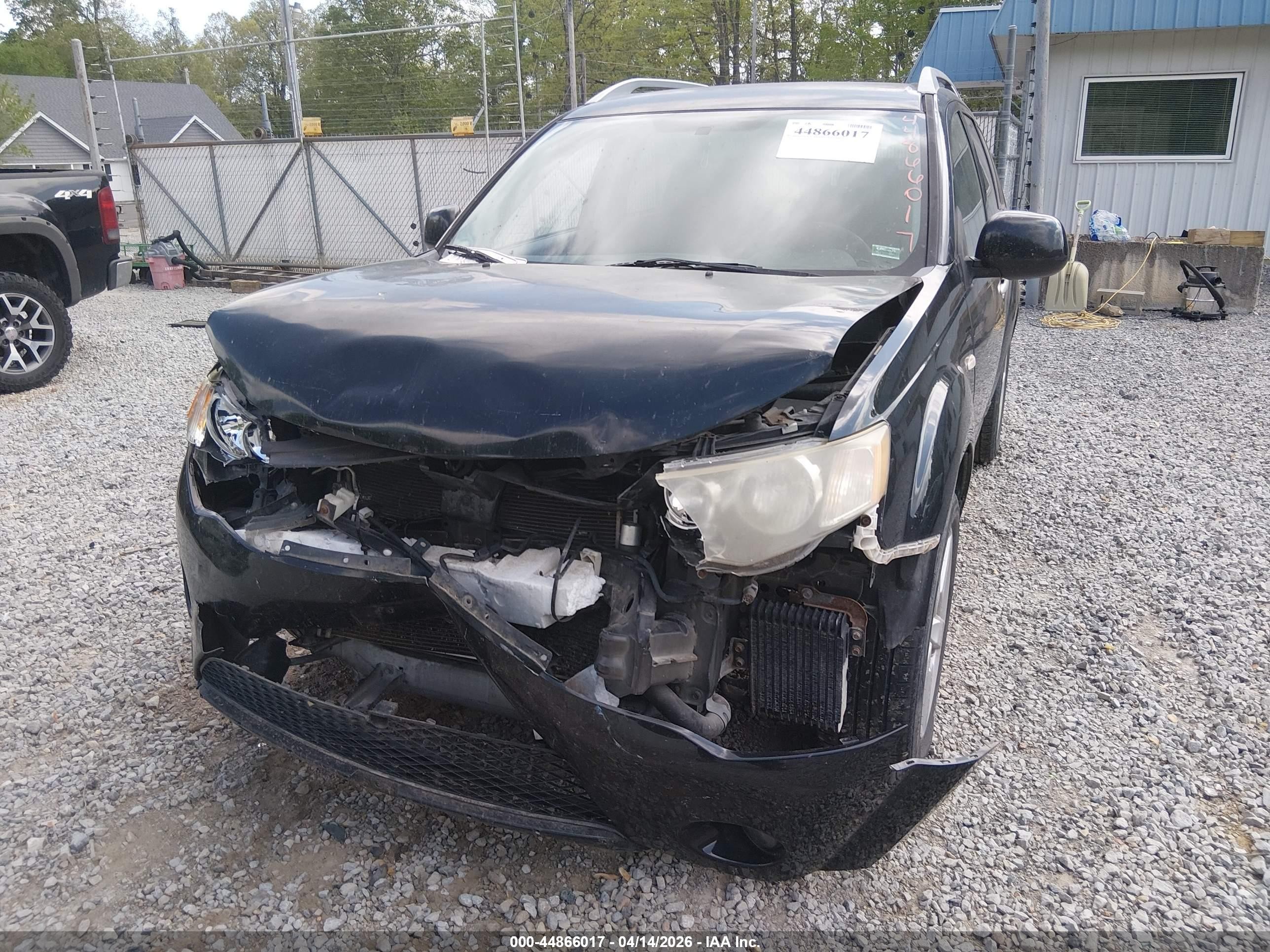2007 Mitsubishi Outlander Xls Black vin: JA4MT41X67U007950
