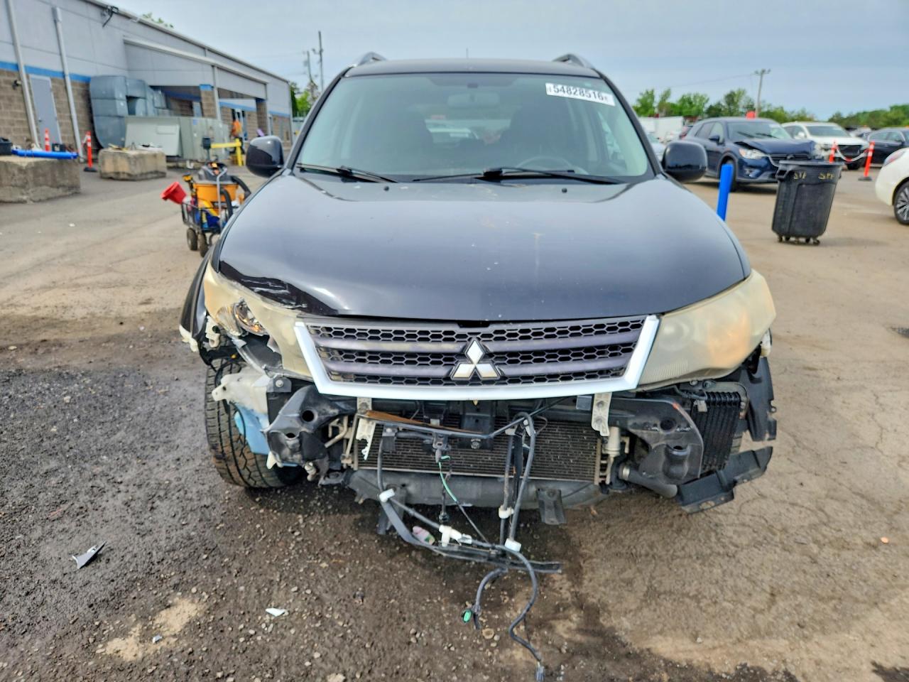 2007 Mitsubishi Outlander Xls Black vin: JA4MT41X67Z008566