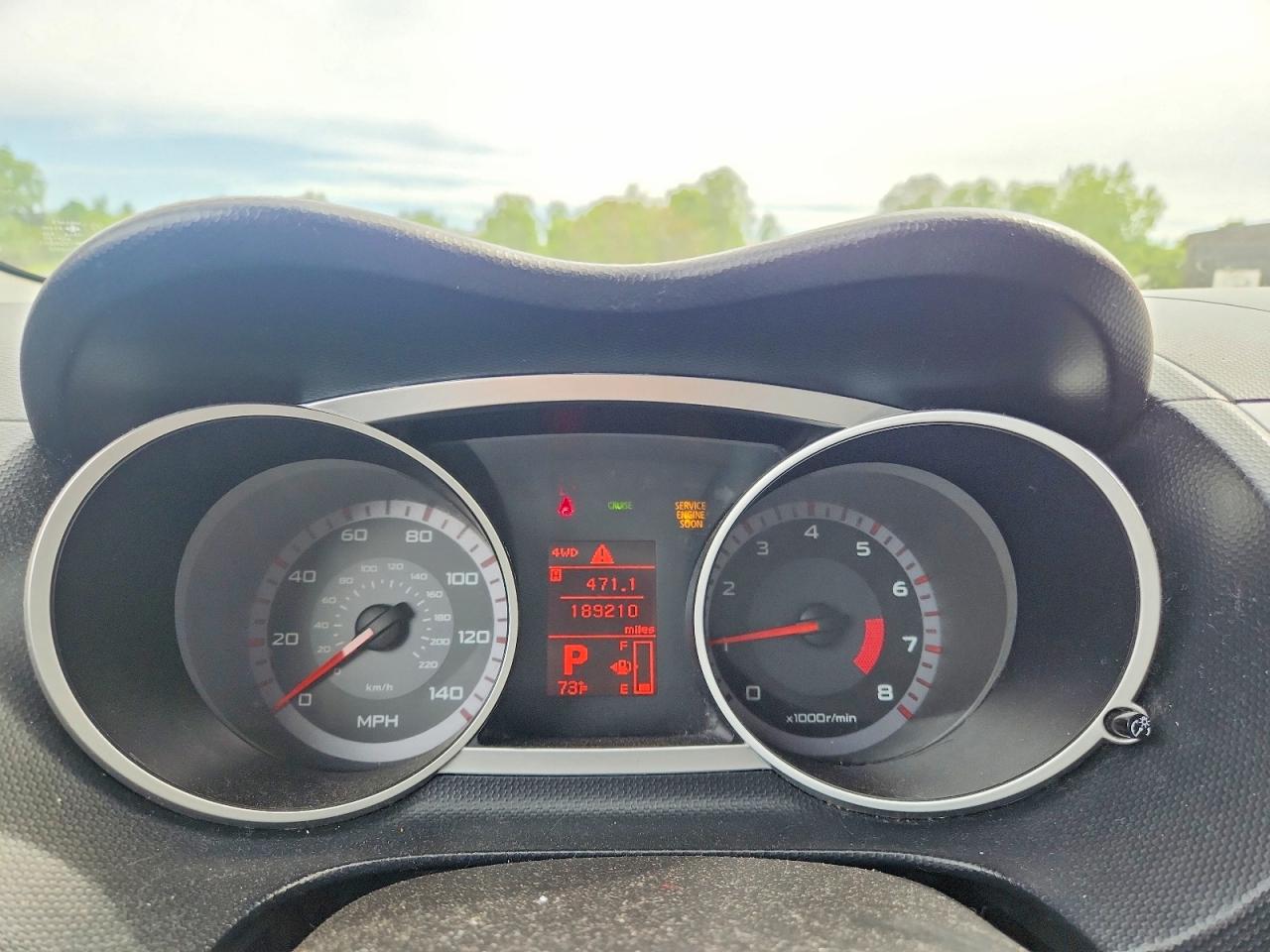 2007 Mitsubishi Outlander Xls Black vin: JA4MT41X67Z008566