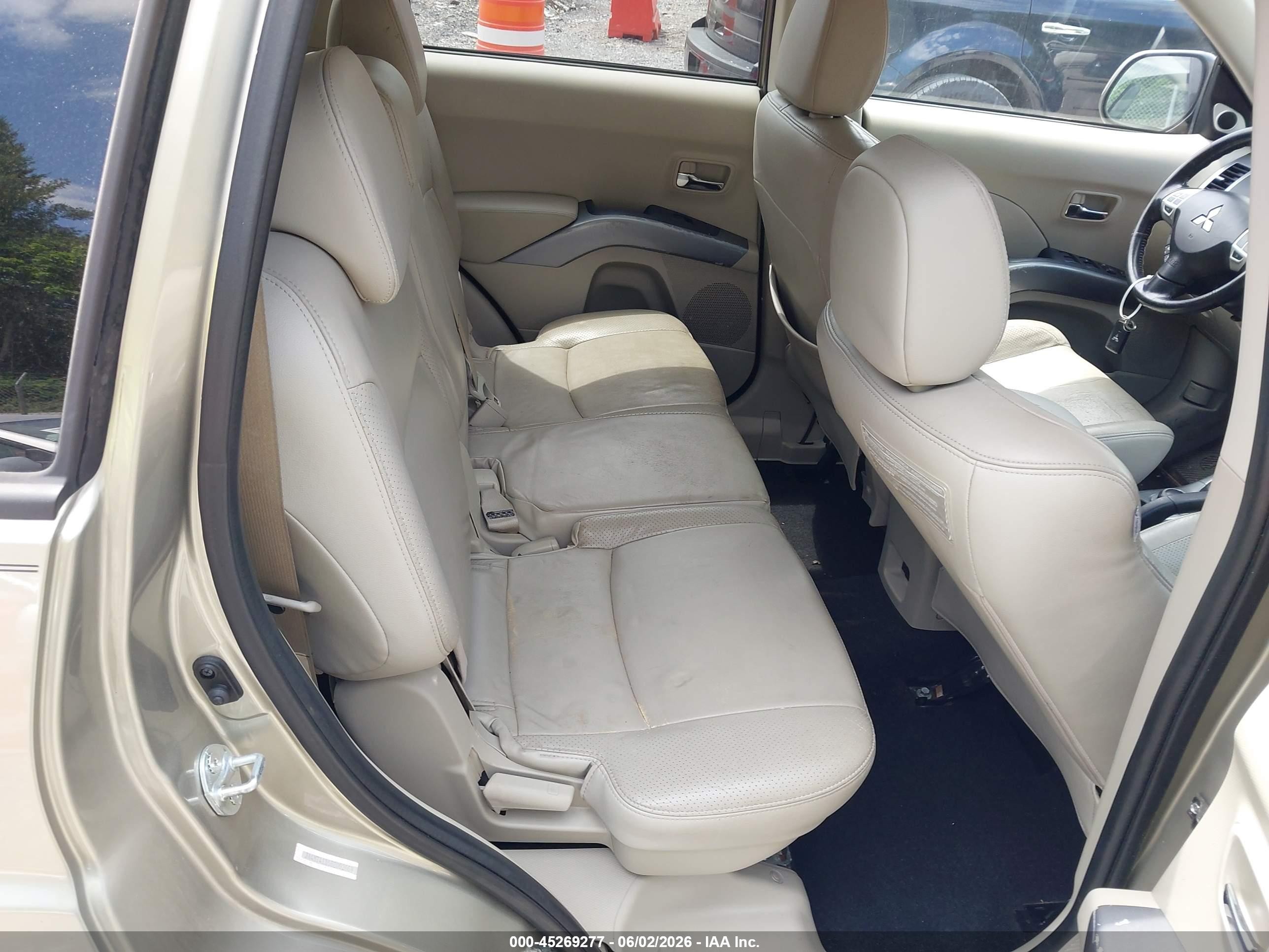2008 Mitsubishi Outlander Xls Beige vin: JA4MT41X68Z002669