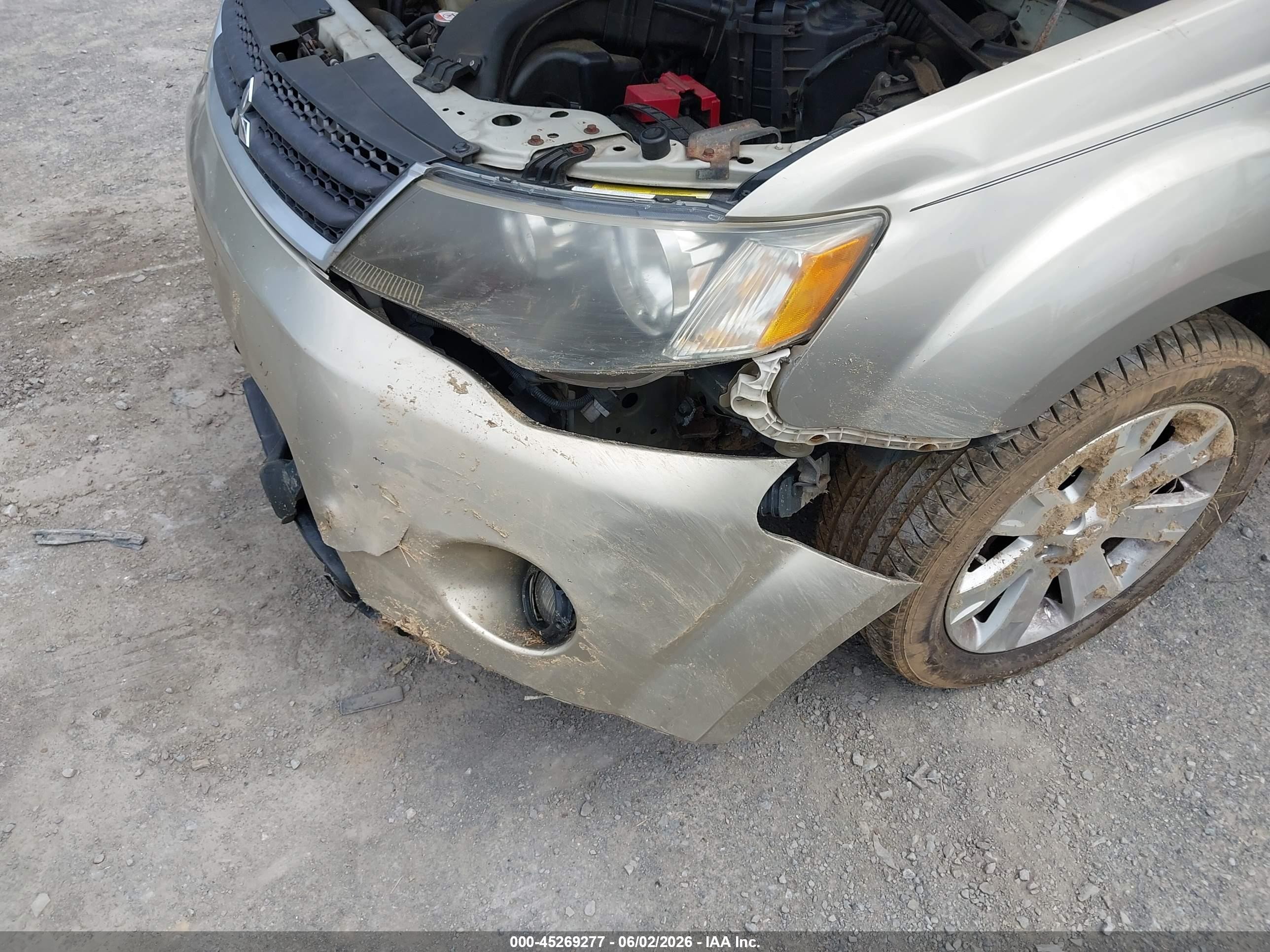 2008 Mitsubishi Outlander Xls Beige vin: JA4MT41X68Z002669