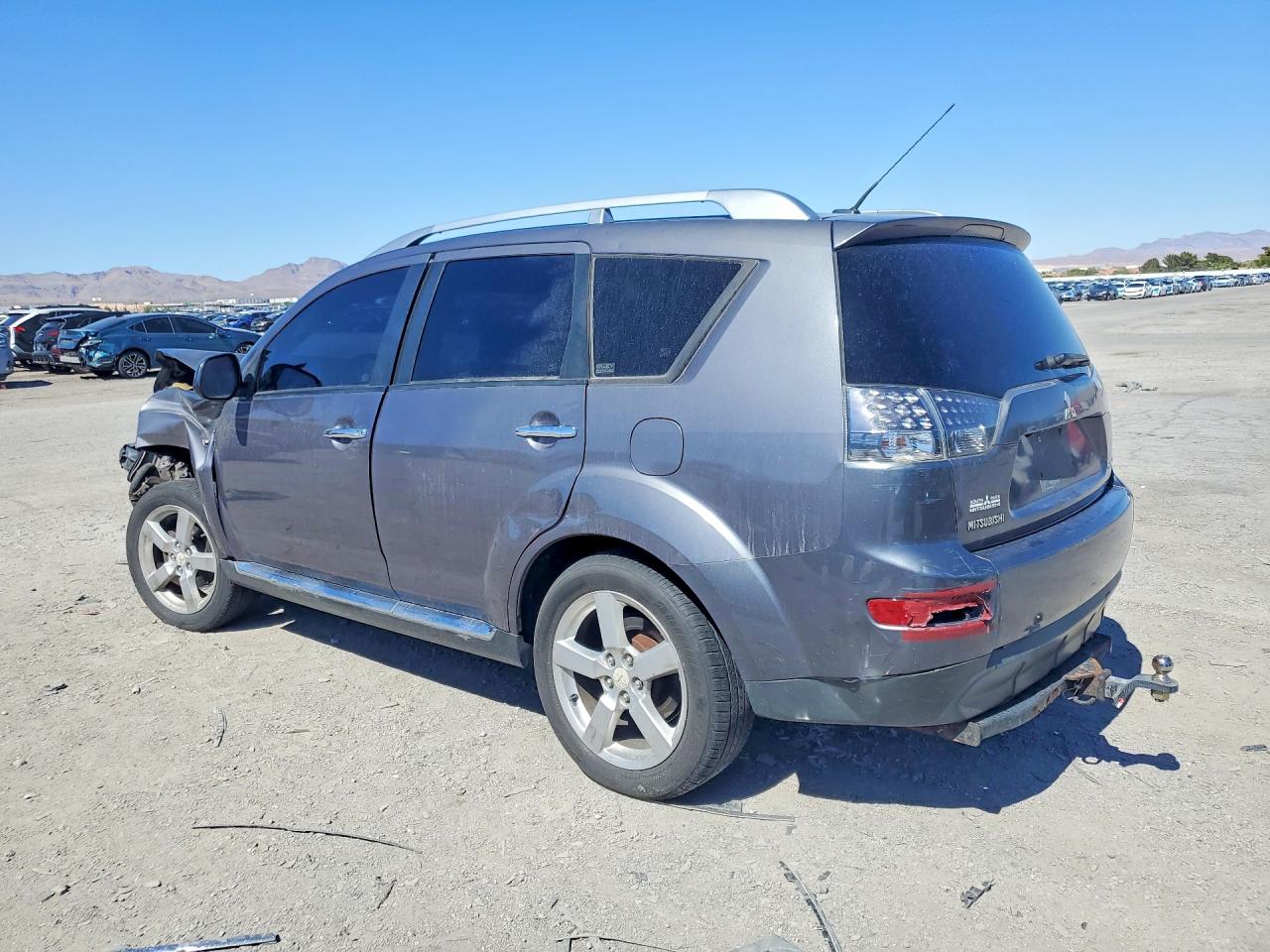 2009 Mitsubishi Outlander Xls Gray vin: JA4MT41X69Z012815