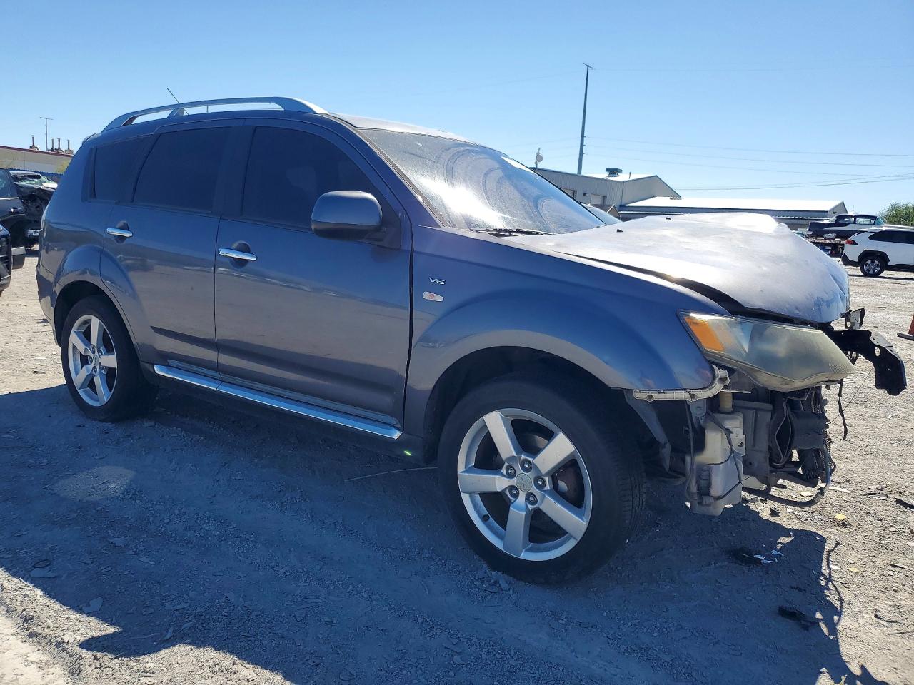 2009 Mitsubishi Outlander Xls Gray vin: JA4MT41X69Z012815
