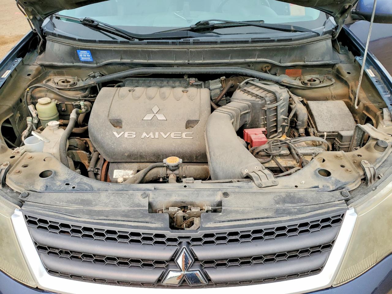 2008 Mitsubishi Outlander Xls Blue vin: JA4MT41X78Z604495