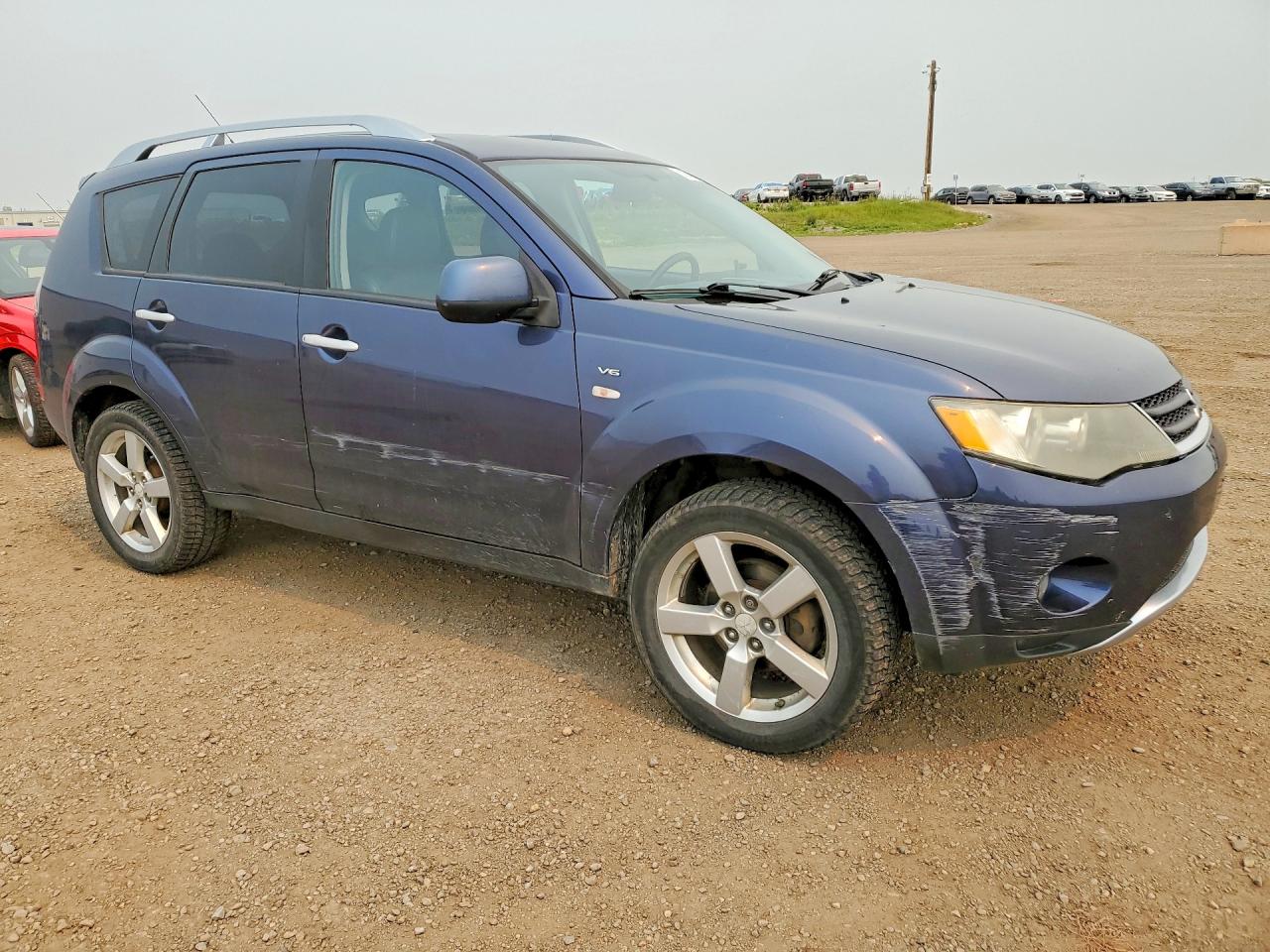 2008 Mitsubishi Outlander Xls Blue vin: JA4MT41X78Z604495