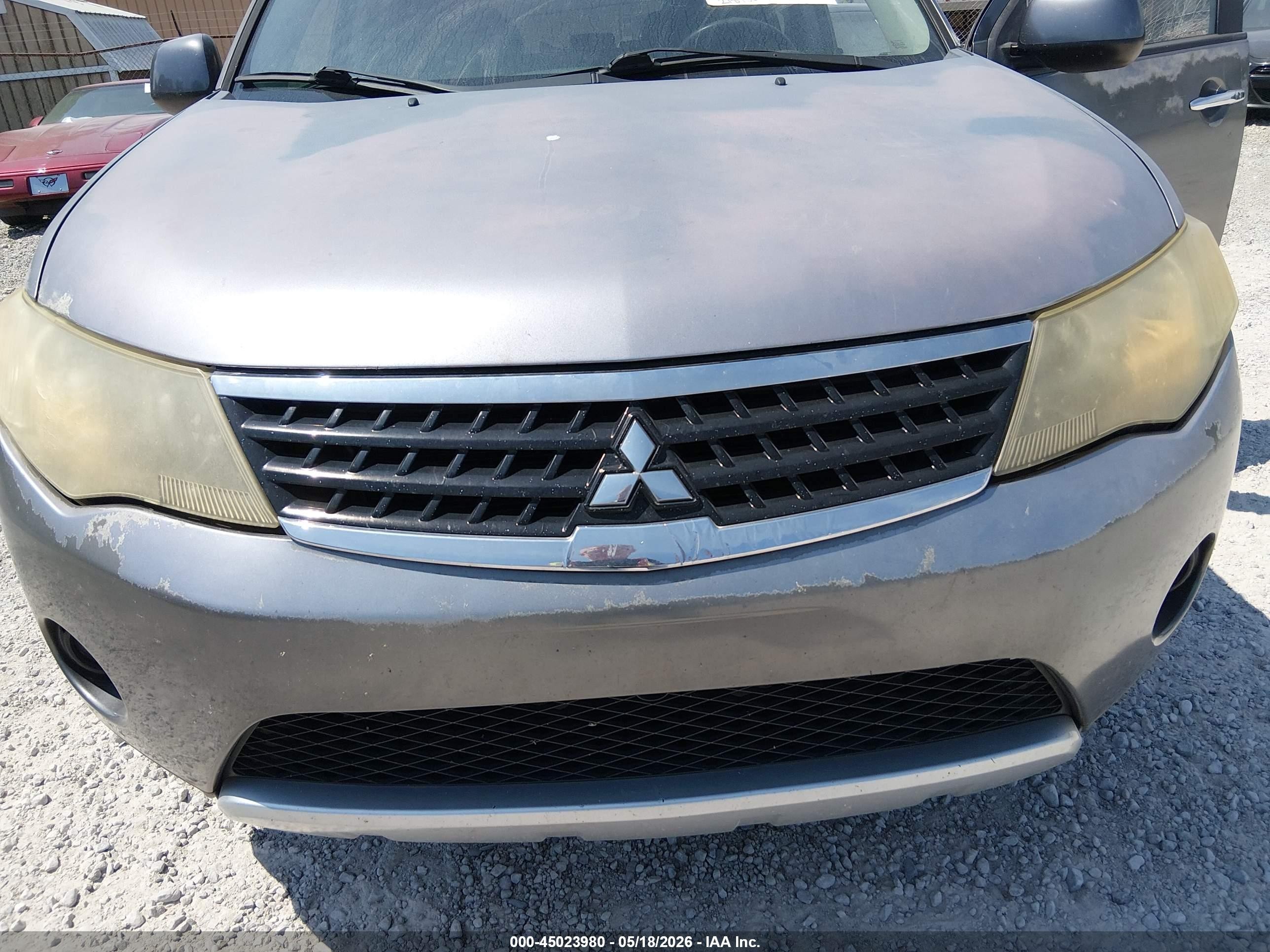 2009 Mitsubishi Outlander Xls Gray vin: JA4MT41X79Z007090