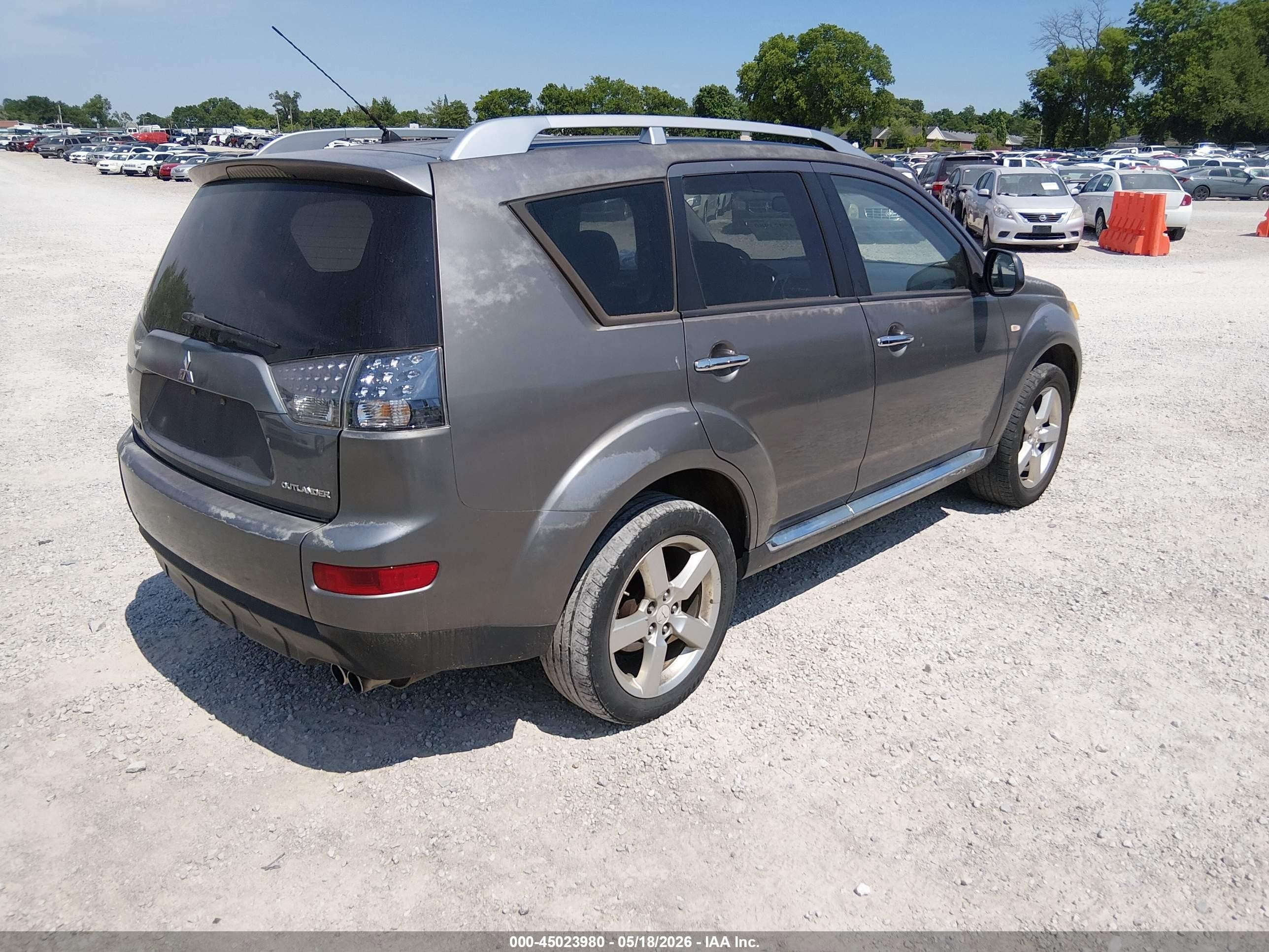 2009 Mitsubishi Outlander Xls Gray vin: JA4MT41X79Z007090