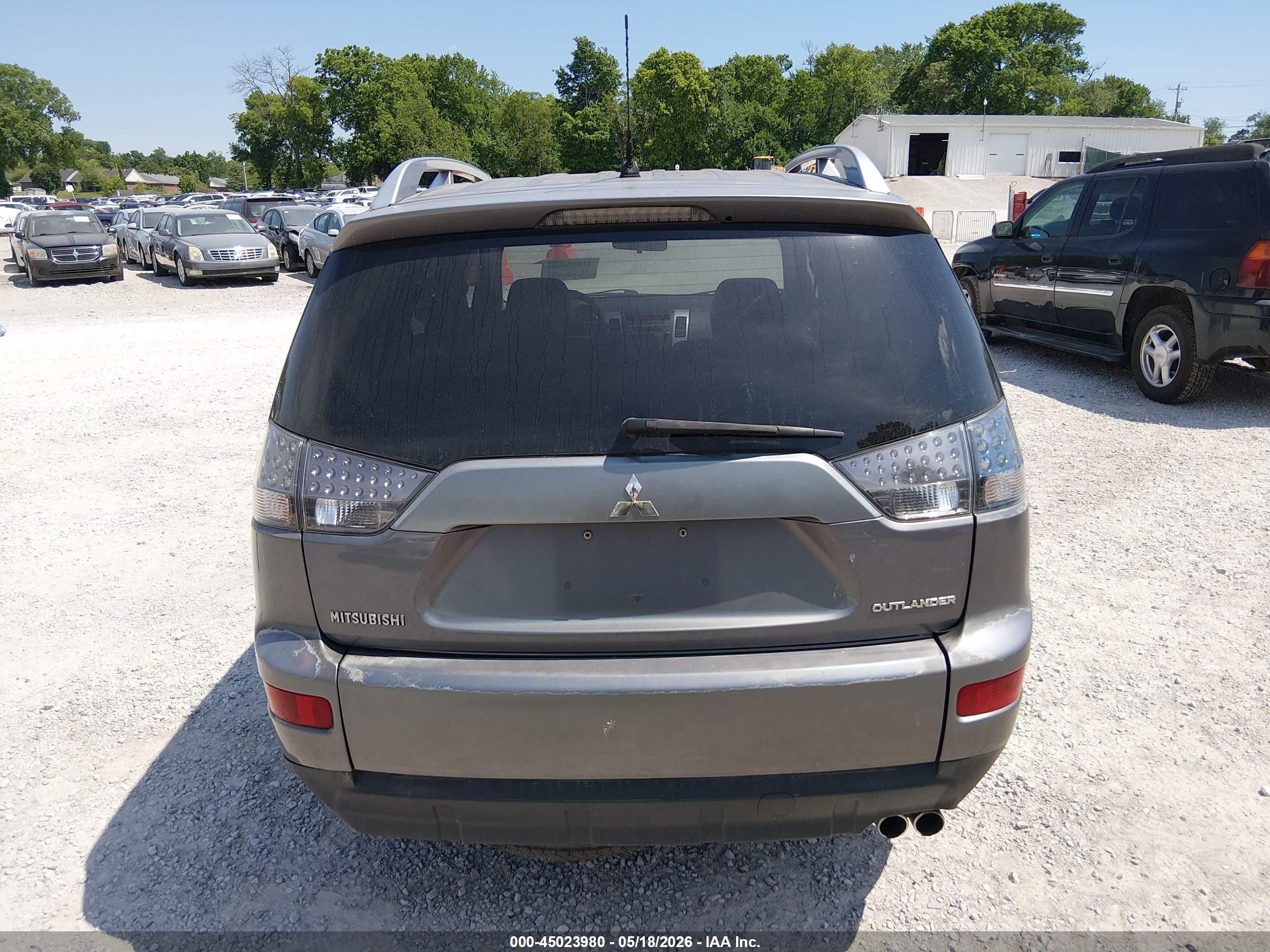 2009 Mitsubishi Outlander Xls Gray vin: JA4MT41X79Z007090