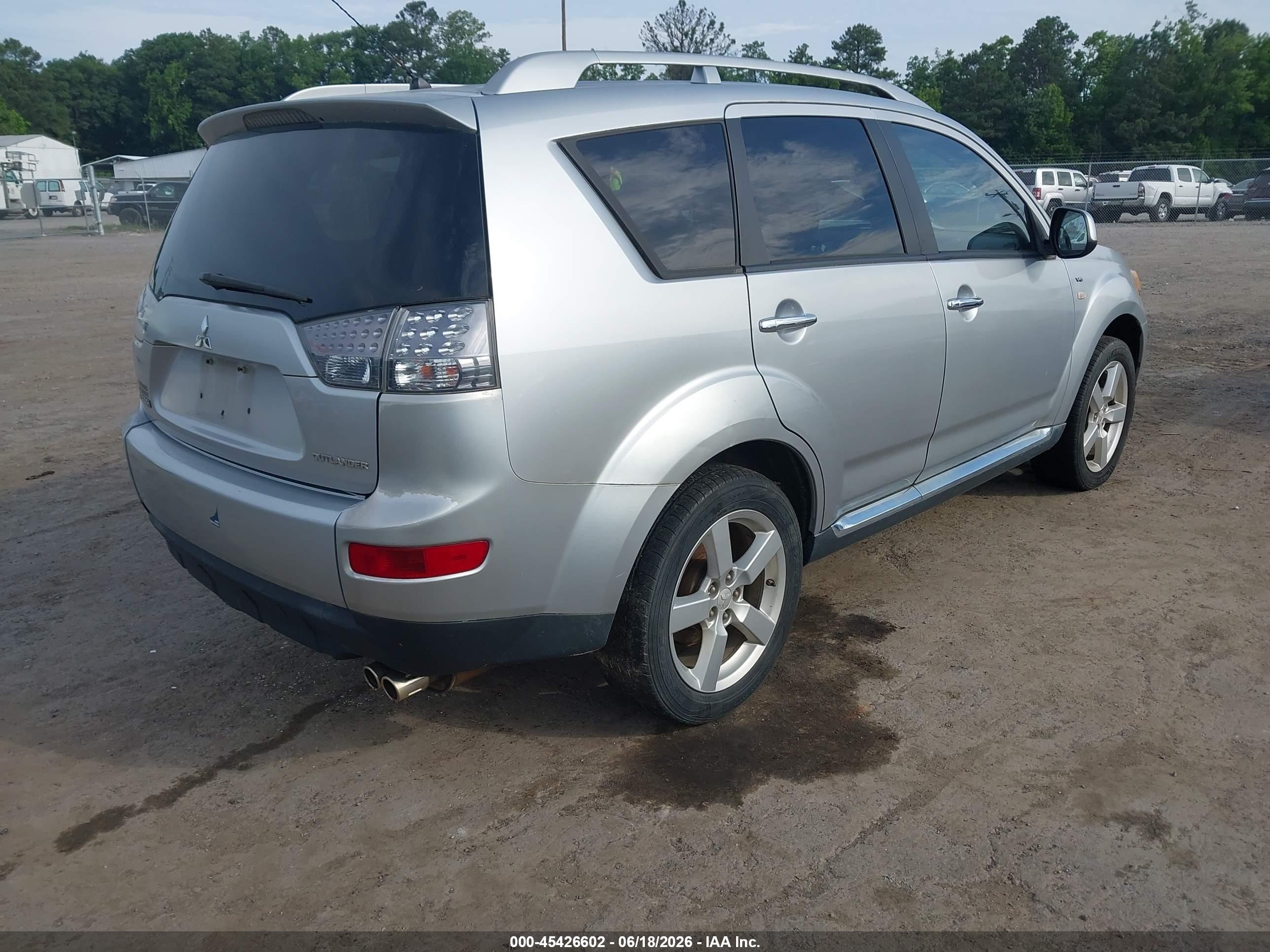 2009 Mitsubishi Outlander Xls Silver vin: JA4MT41X89Z002948