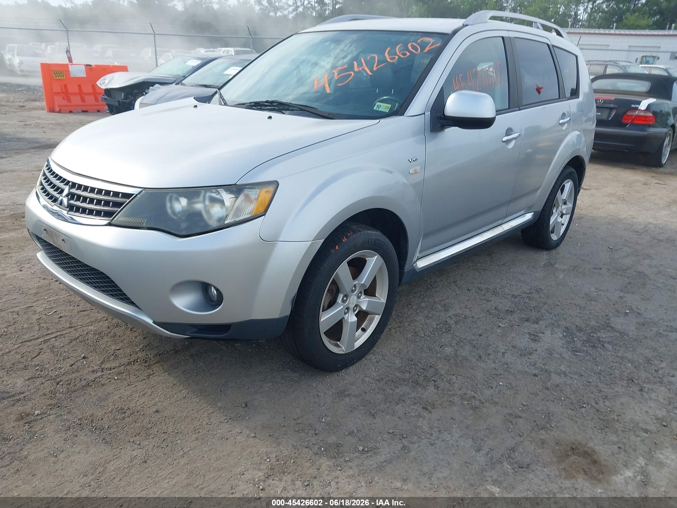 2009 Mitsubishi Outlander Xls Silver vin: JA4MT41X89Z002948