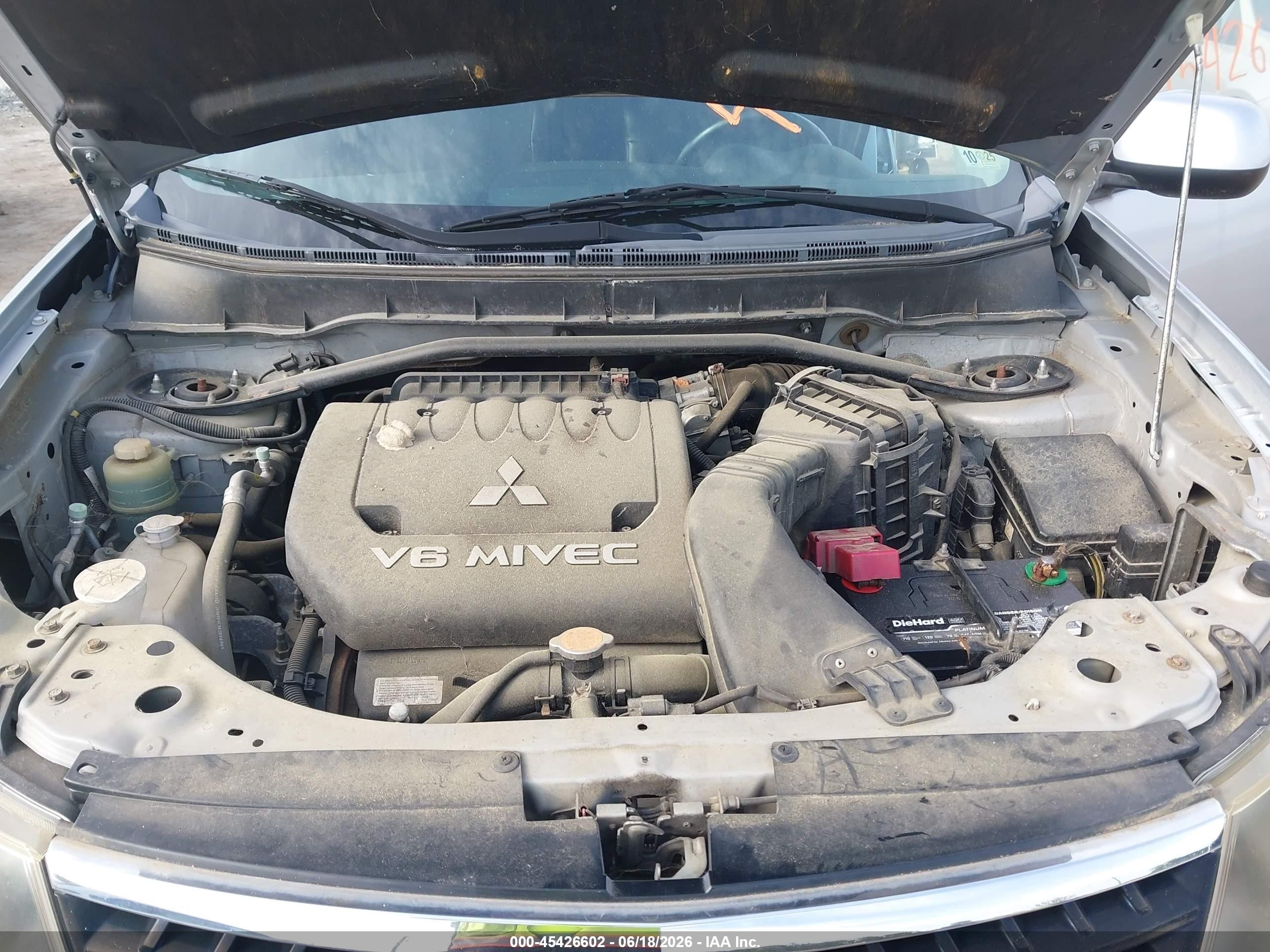 2009 Mitsubishi Outlander Xls Silver vin: JA4MT41X89Z002948