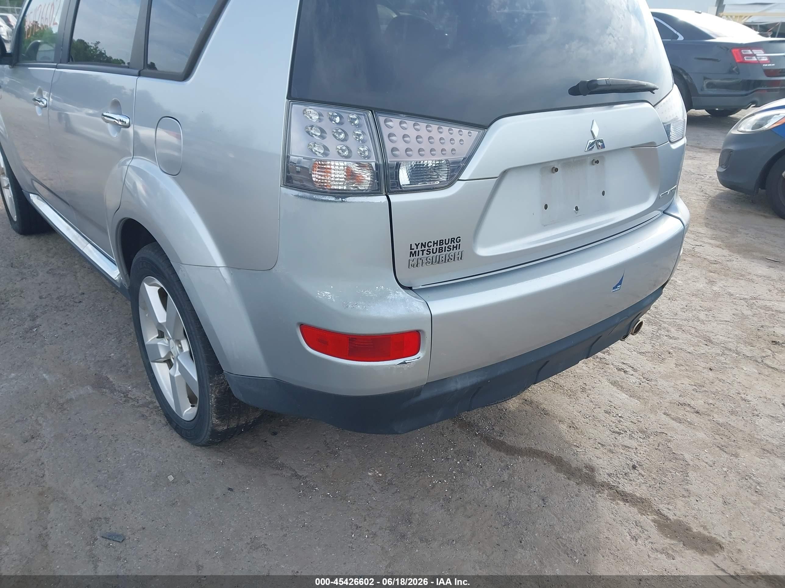 2009 Mitsubishi Outlander Xls Silver vin: JA4MT41X89Z002948