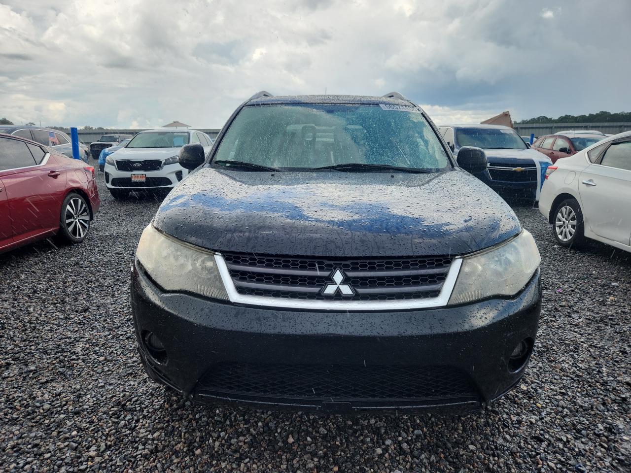 2007 Mitsubishi Outlander Xls Black vin: JA4MT41X97Z006133