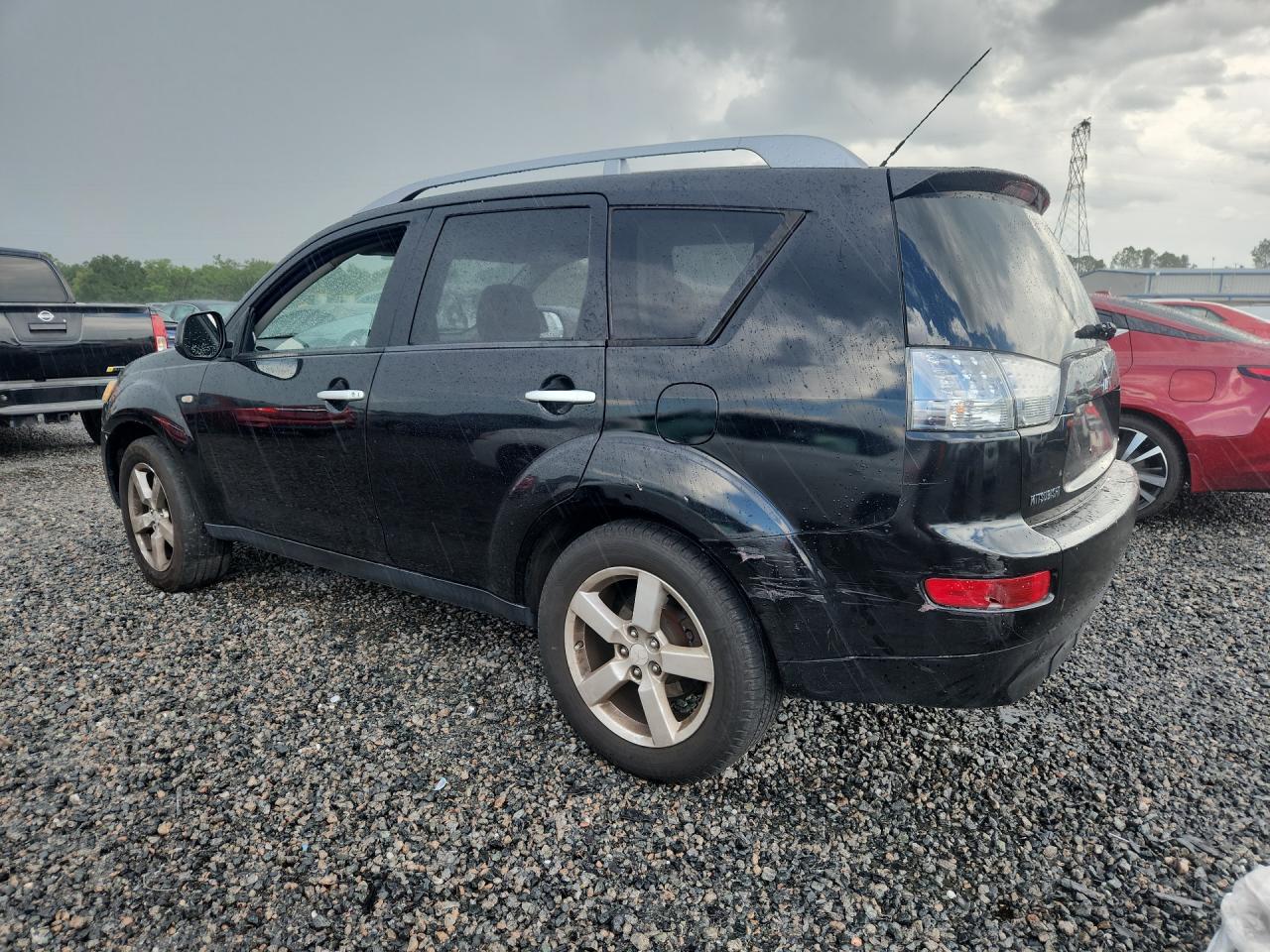 2007 Mitsubishi Outlander Xls Black vin: JA4MT41X97Z006133