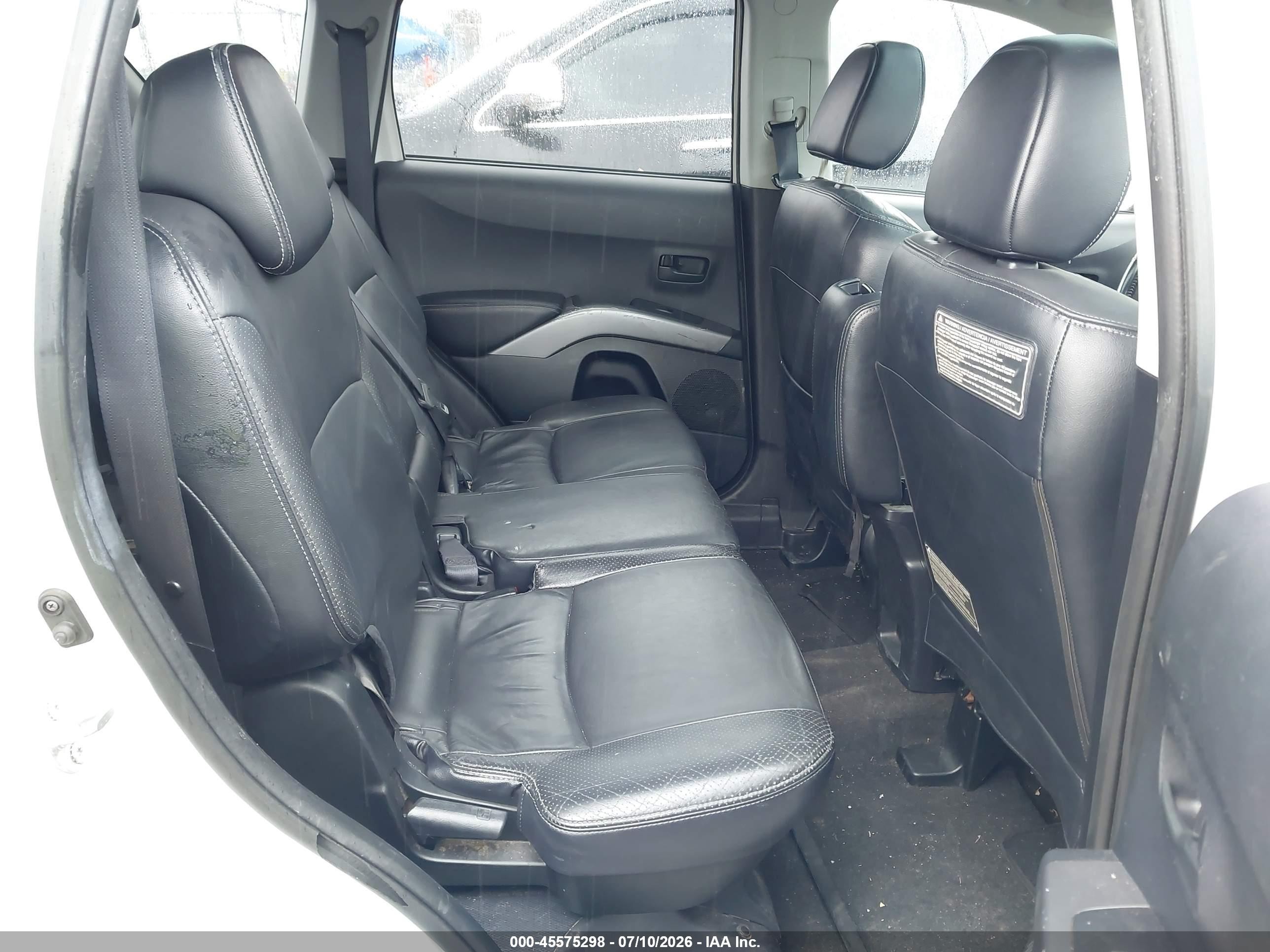 2007 Mitsubishi Outlander Xls White vin: JA4MT41X97Z010635