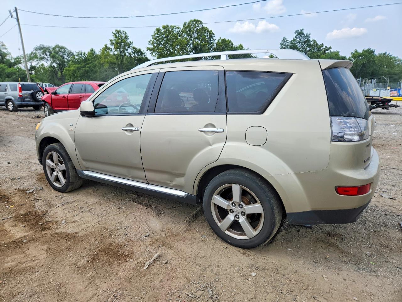 2009 Mitsubishi Outlander Xls Beige vin: JA4MT41X99Z013862