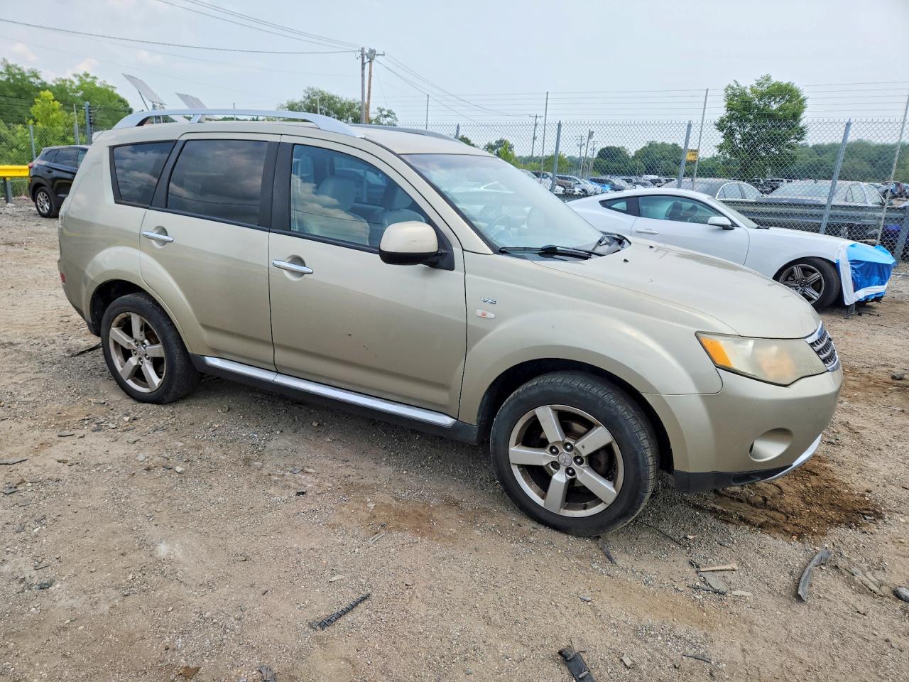 2009 Mitsubishi Outlander Xls Beige vin: JA4MT41X99Z013862