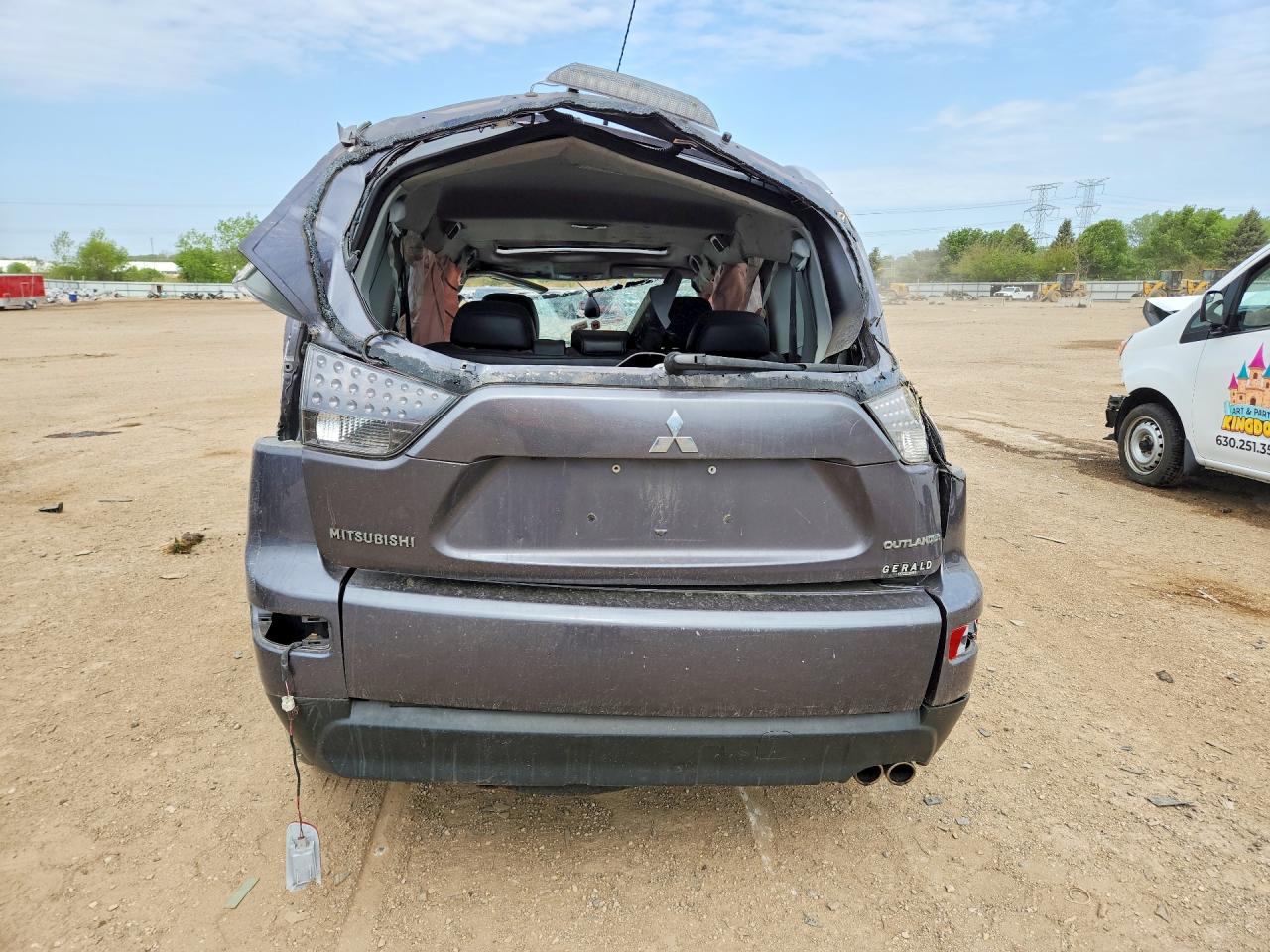 2009 Mitsubishi Outlander Xls Gray vin: JA4MT41X99Z014915