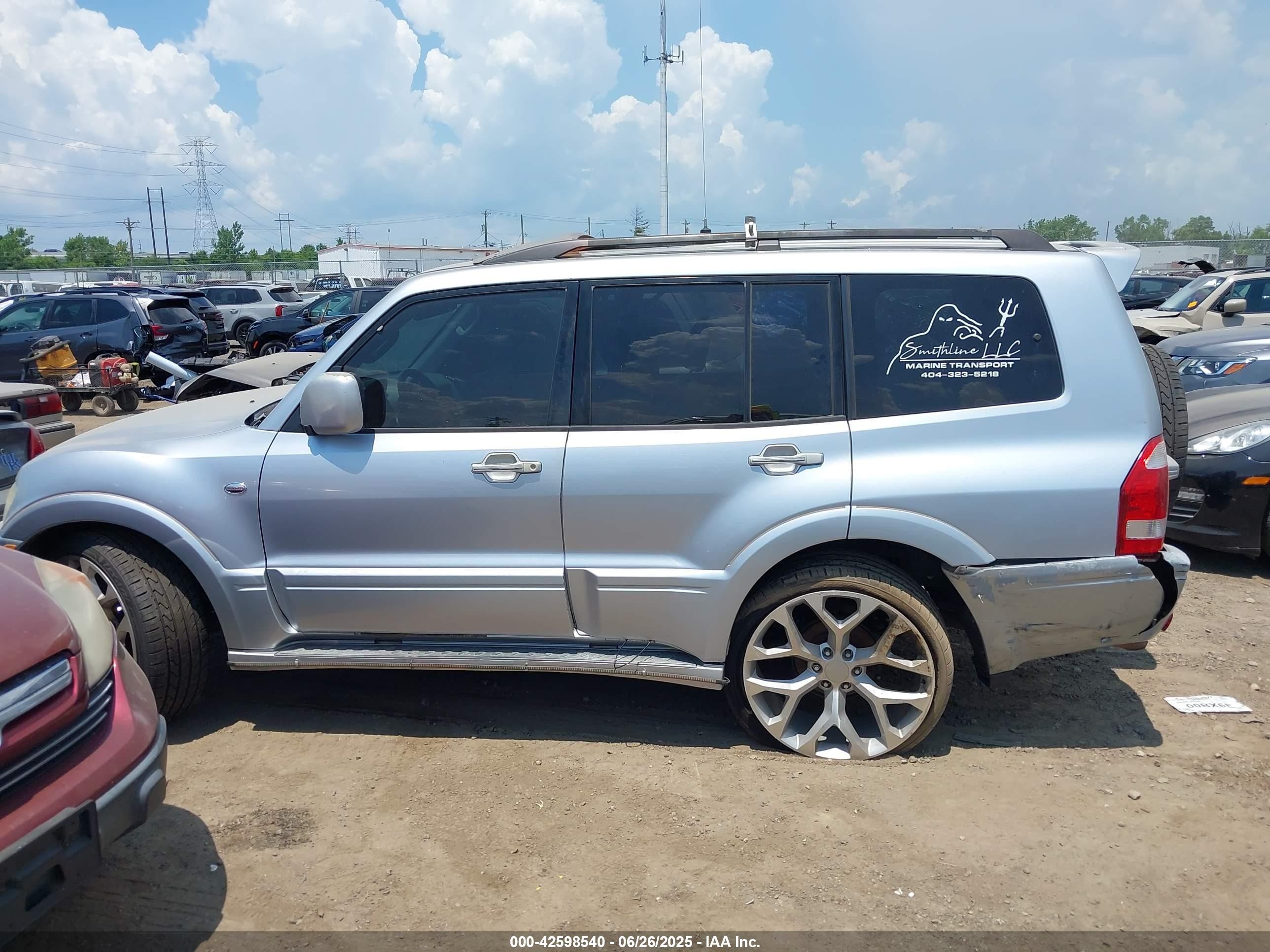 2004 Mitsubishi Montero Xls Серебряный vin: JA4MW51S04J010714