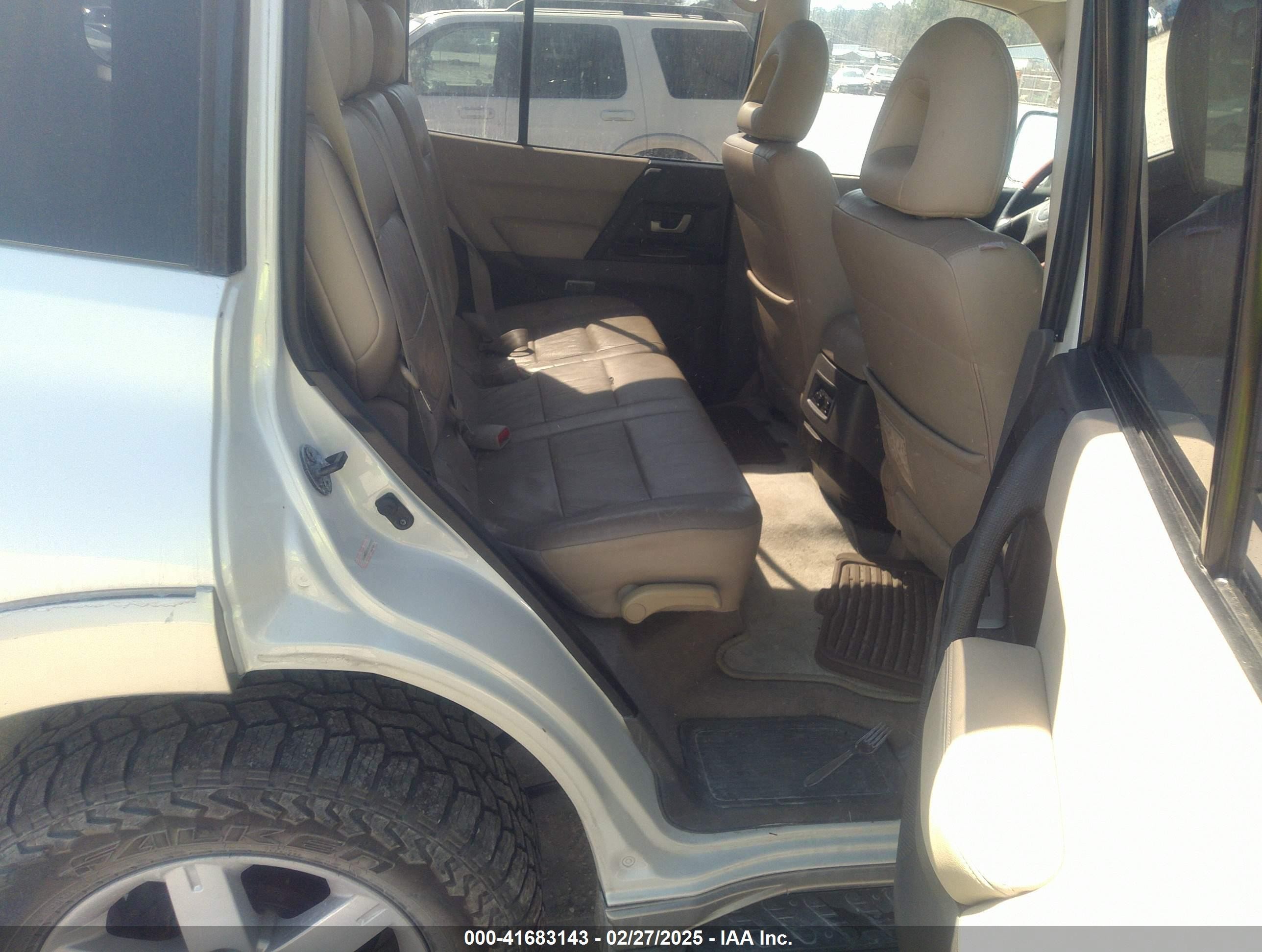 2006 Mitsubishi Montero Limited White vin: JA4MW51S16J003757