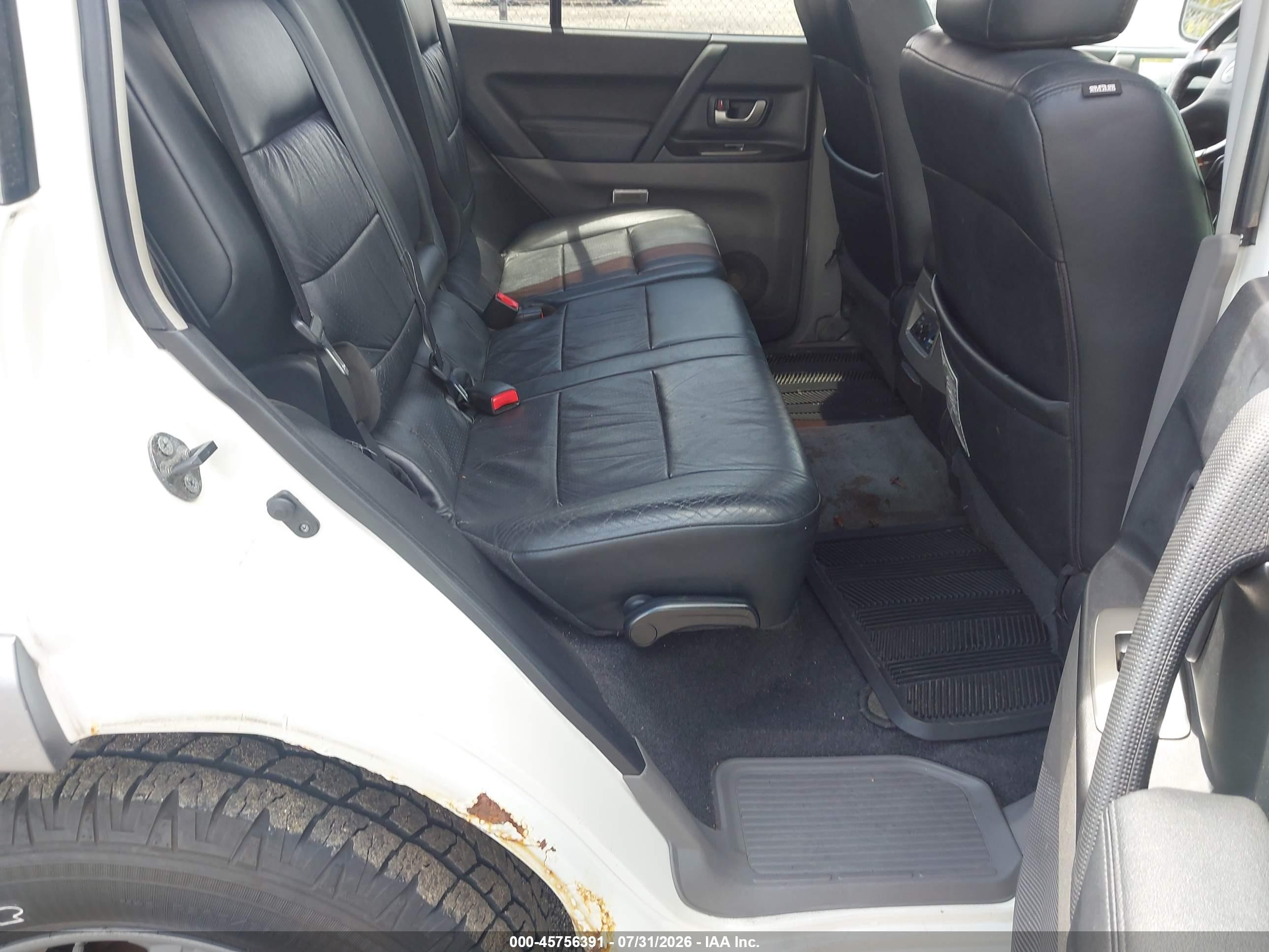2006 Mitsubishi Montero Limited White vin: JA4MW51S46J000285