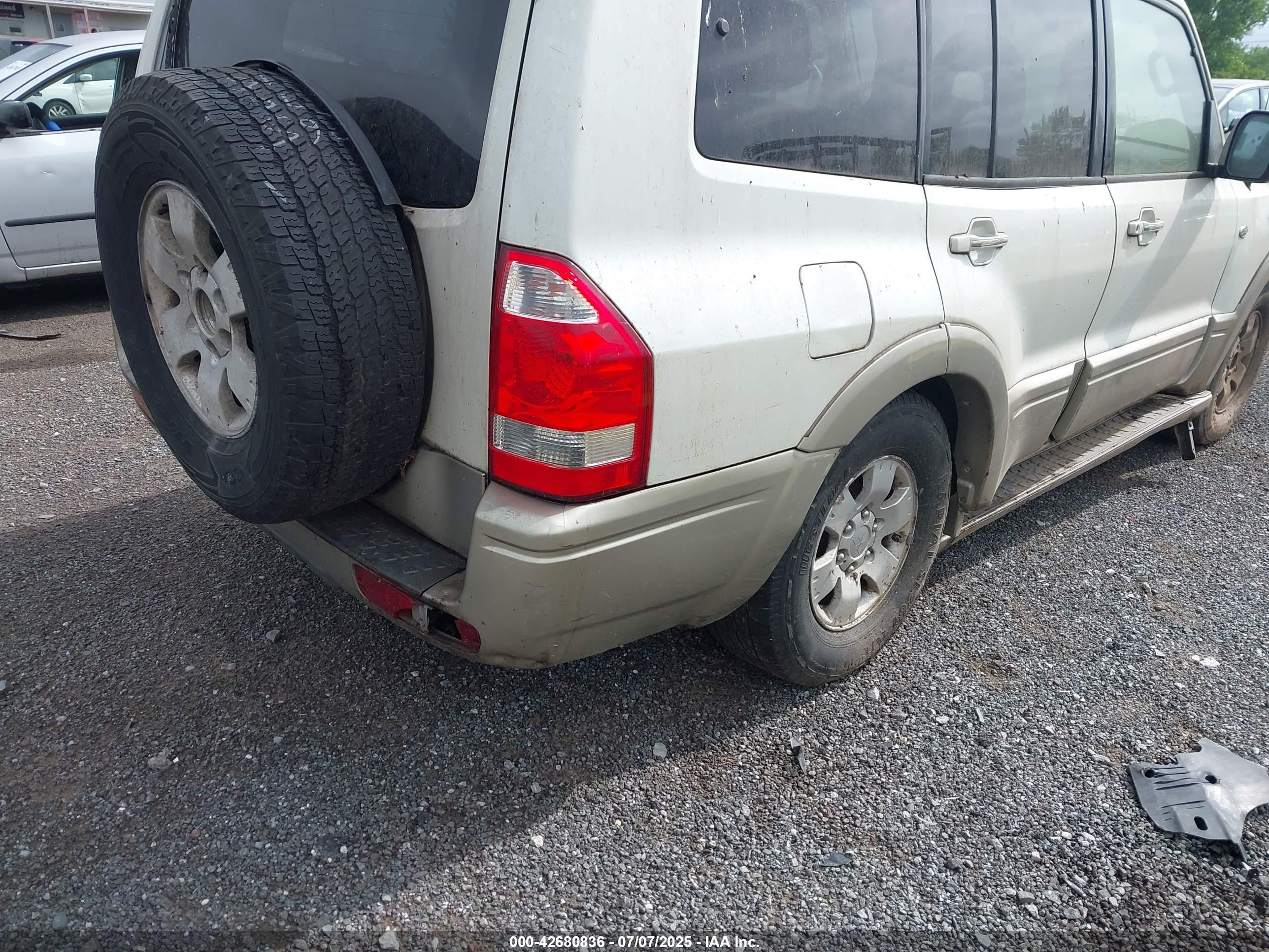 2004 Mitsubishi Montero Xls Белый vin: JA4MW51S64J005453