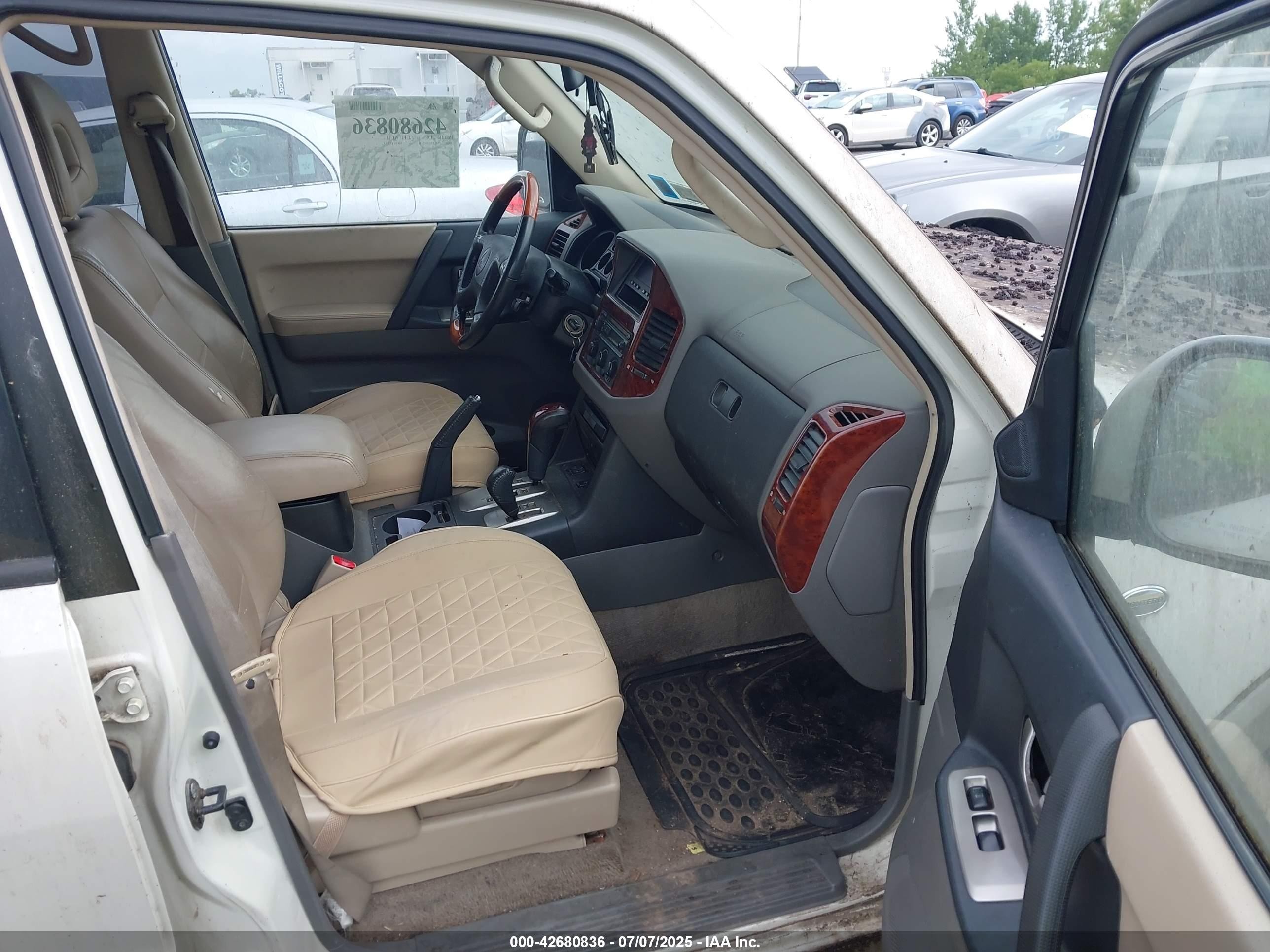 2004 Mitsubishi Montero Xls Белый vin: JA4MW51S64J005453