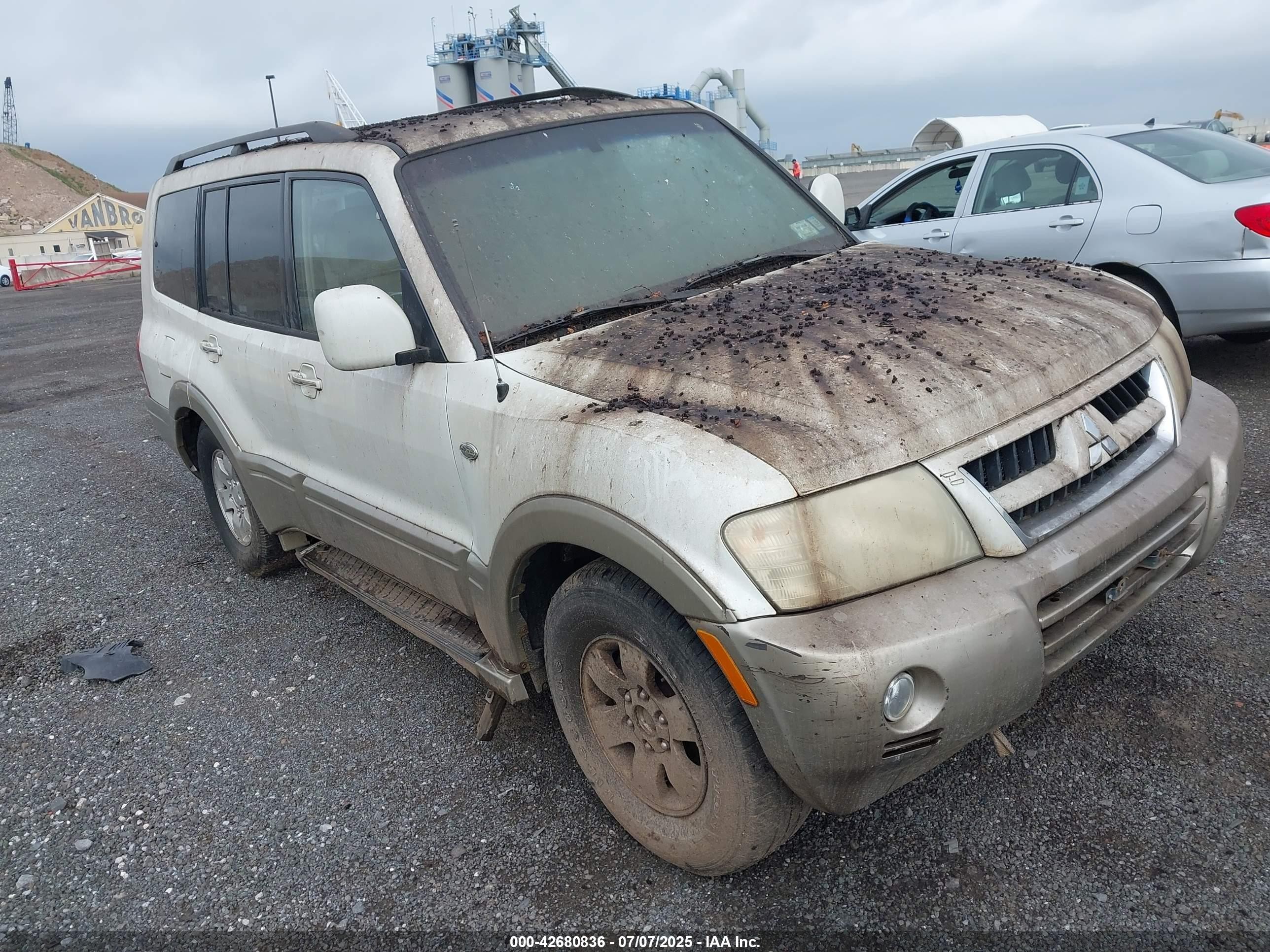2004 Mitsubishi Montero Xls Белый vin: JA4MW51S64J005453