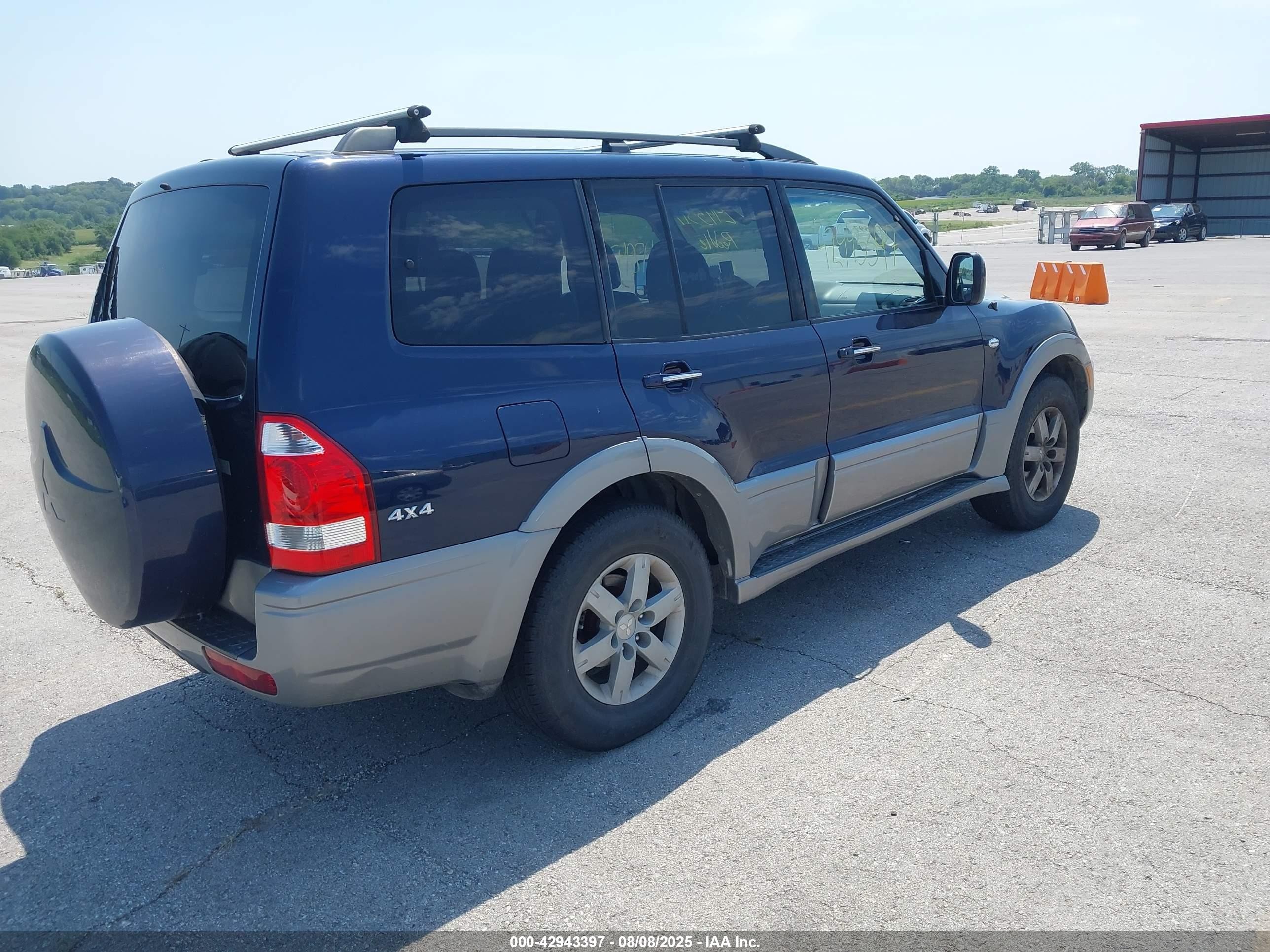 2005 Mitsubishi Montero Limited Синий vin: JA4MW51S65J000660