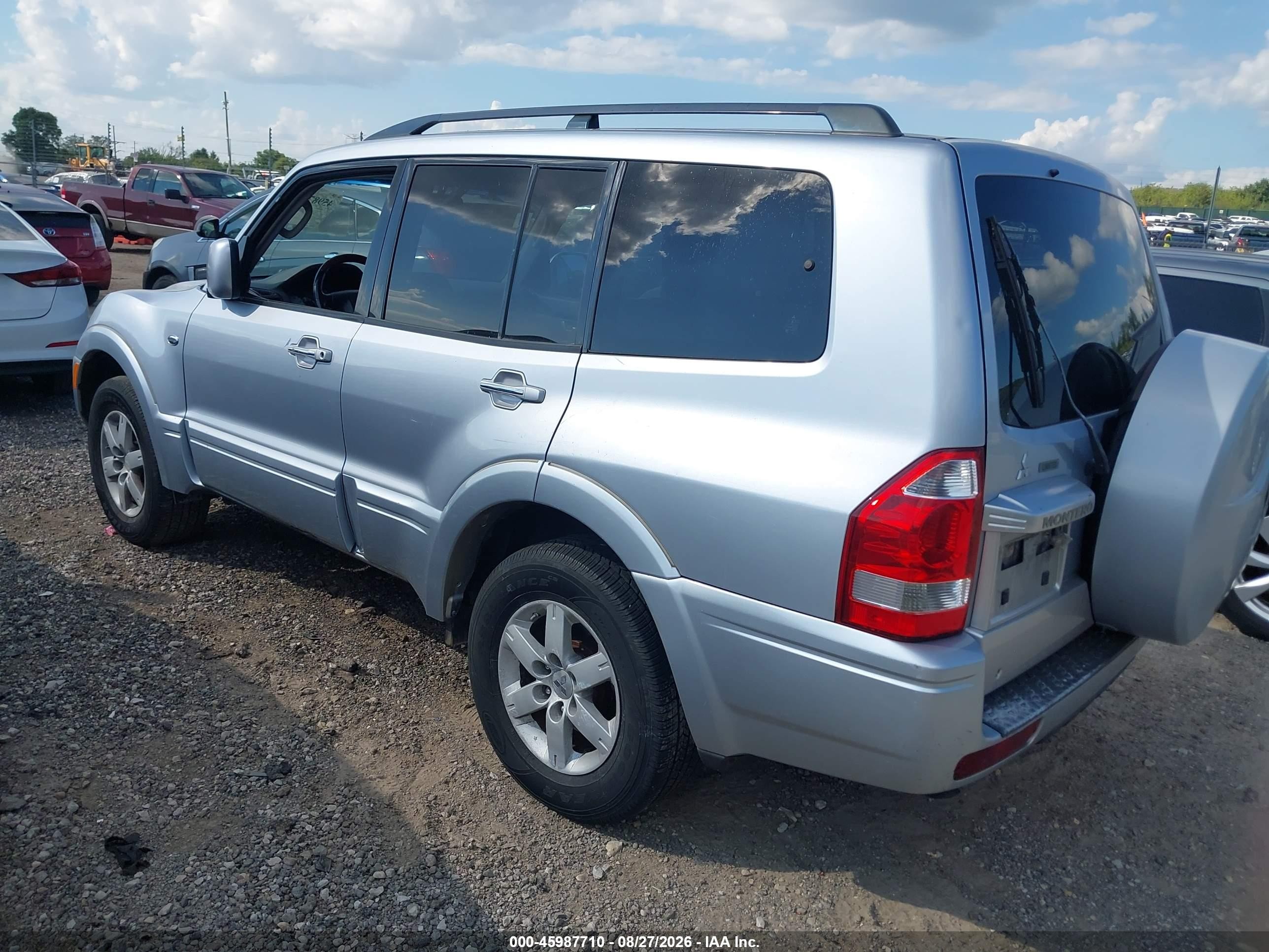 2005 Mitsubishi Montero Limited Silver vin: JA4MW51S65J003137