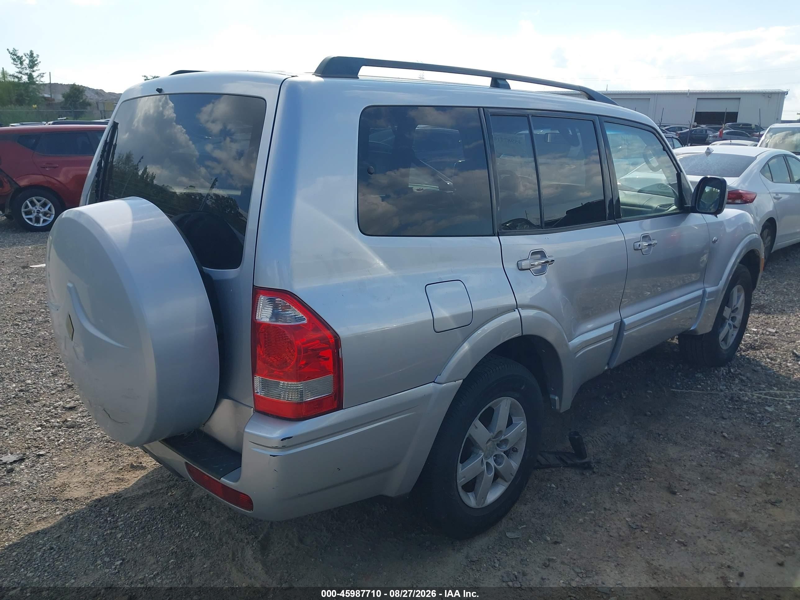 2005 Mitsubishi Montero Limited Silver vin: JA4MW51S65J003137