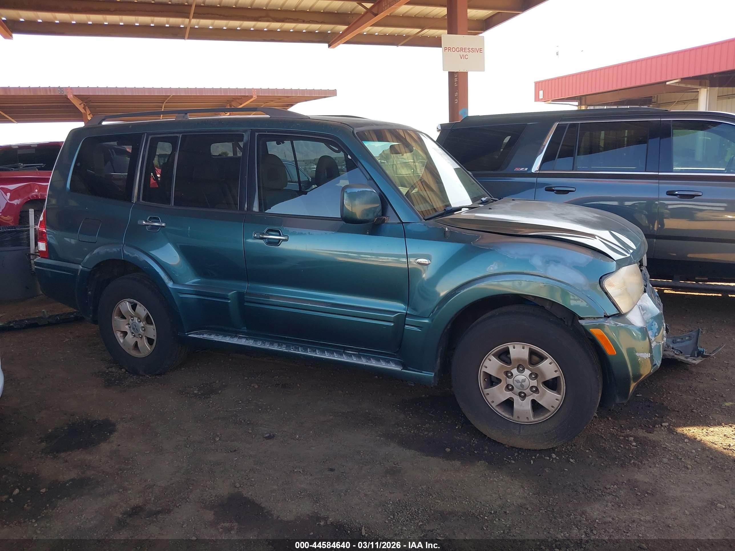 2004 Mitsubishi Montero Xls Зеленый vin: JA4MW51SX4J010171