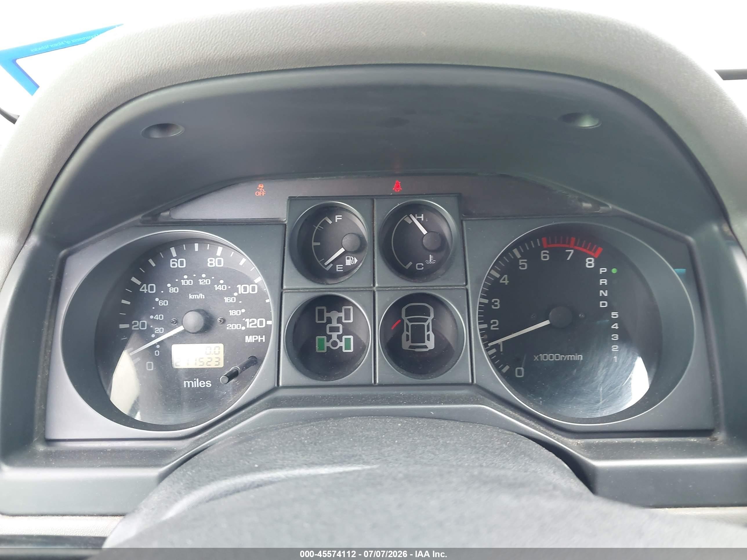 2003 Mitsubishi Montero 20th Anniversary/limited Dark Blue vin: JA4NW51S23J023113