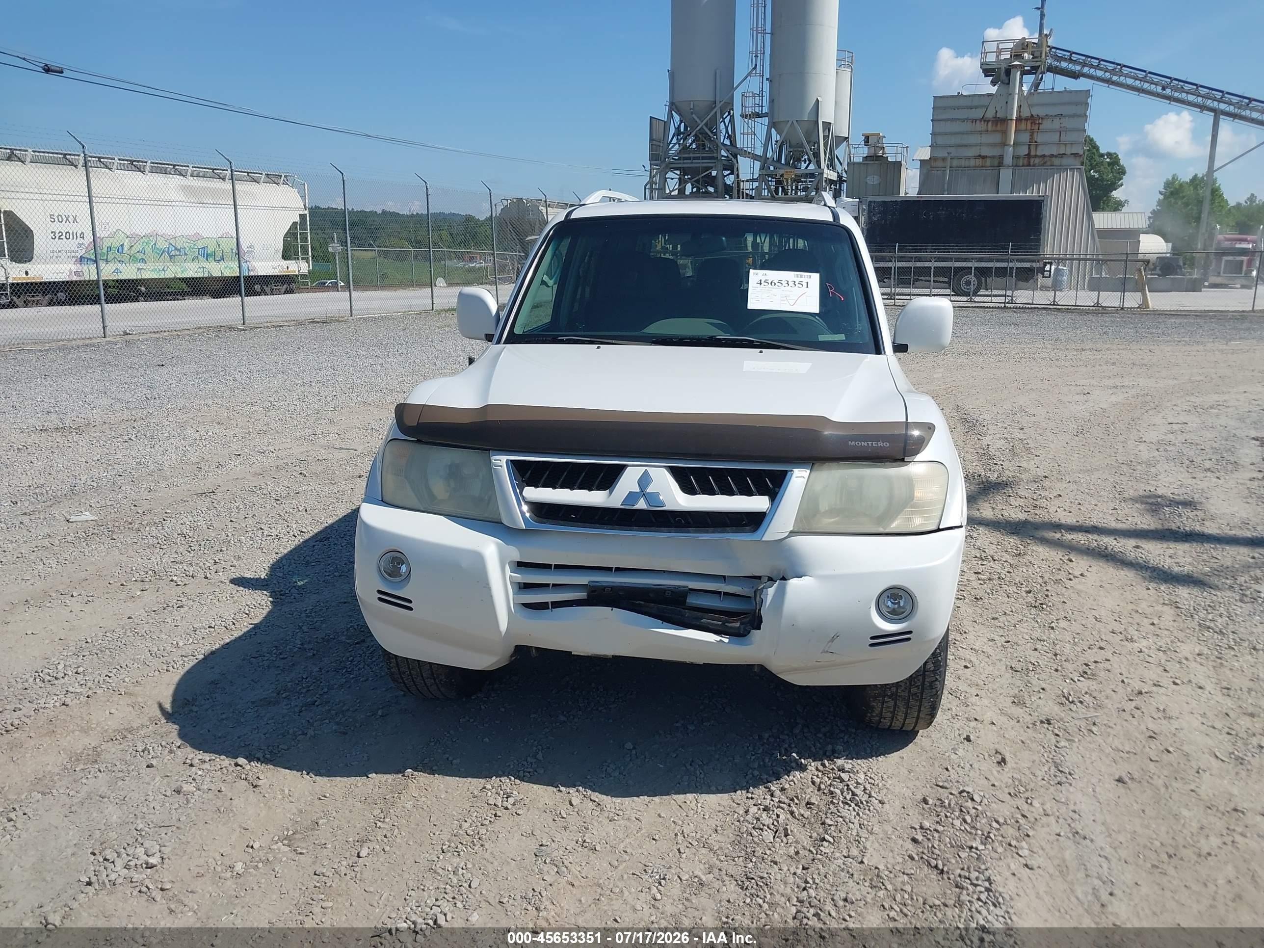 2003 Mitsubishi Montero 20th Anniversary White vin: JA4NW61SX3J038948