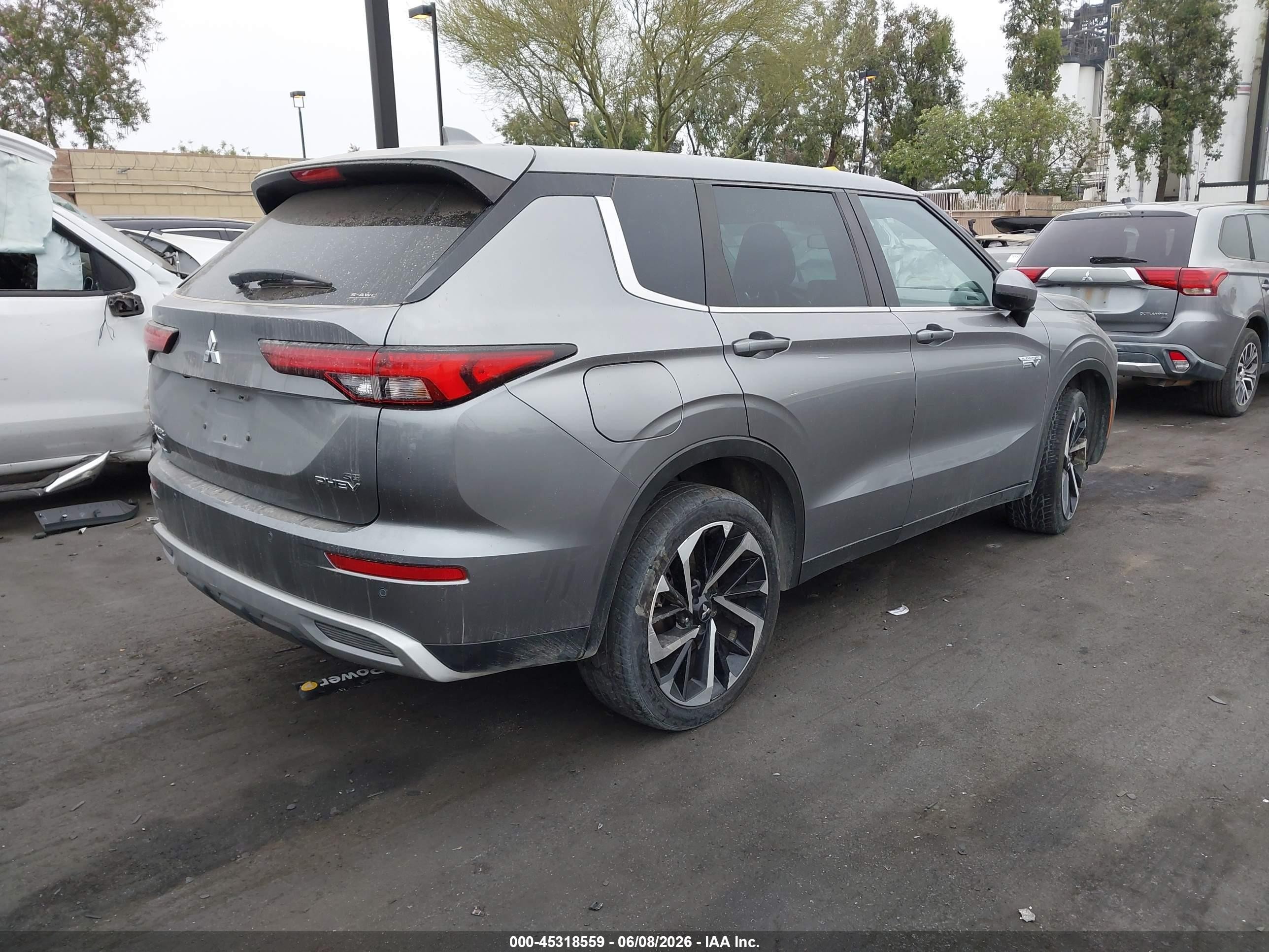 2023 Mitsubishi Outlander Phev Se S- Серый vin: JA4T5UA96PZ037623