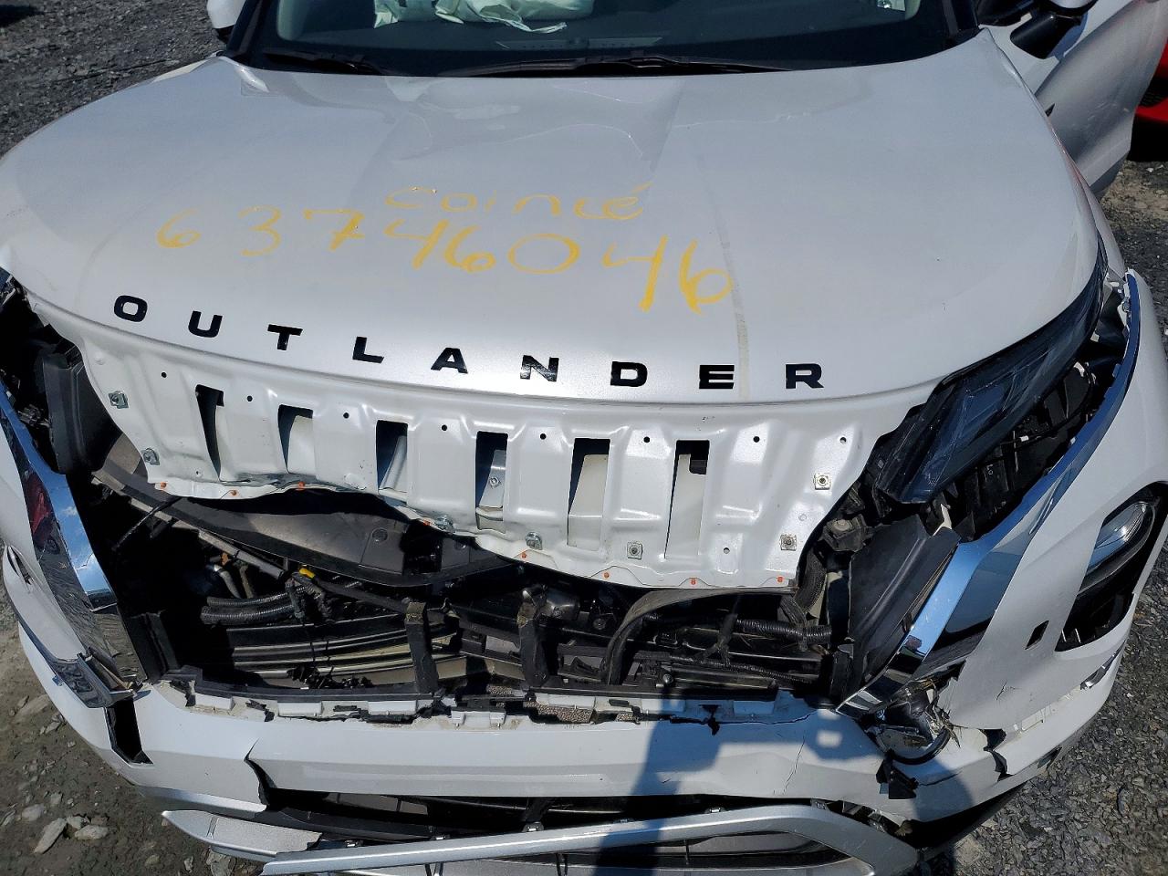 2024 Mitsubishi Outlander Se White vin: JA4T5VA99RZ621572