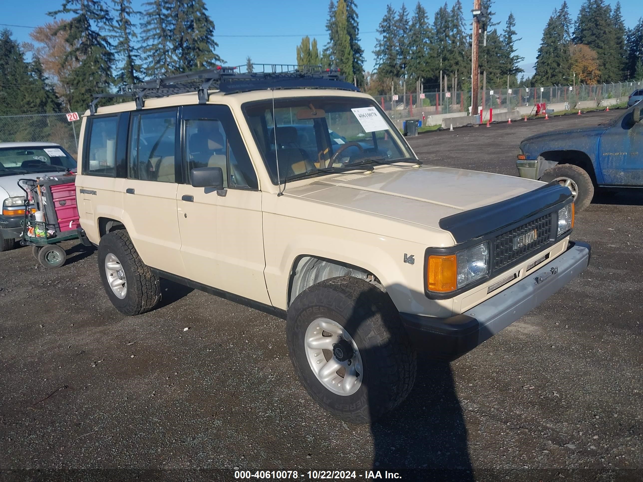 Price & History 1989 Isuzu Trooper Ii 2.8l V6 Fi F vin