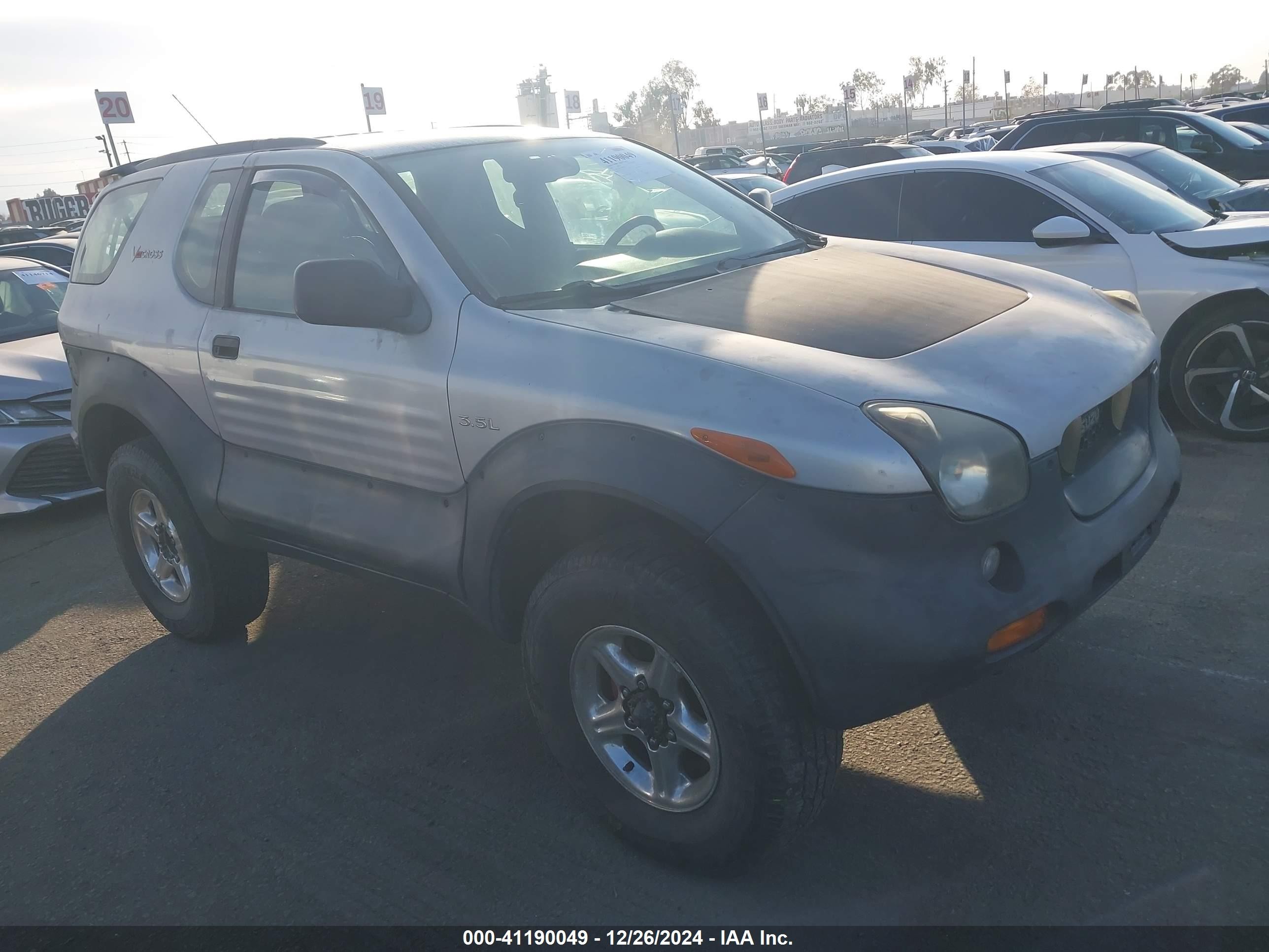 Price & History 1999 Isuzu Vehicross 3.5l V-6 Dohc, 215hp vin