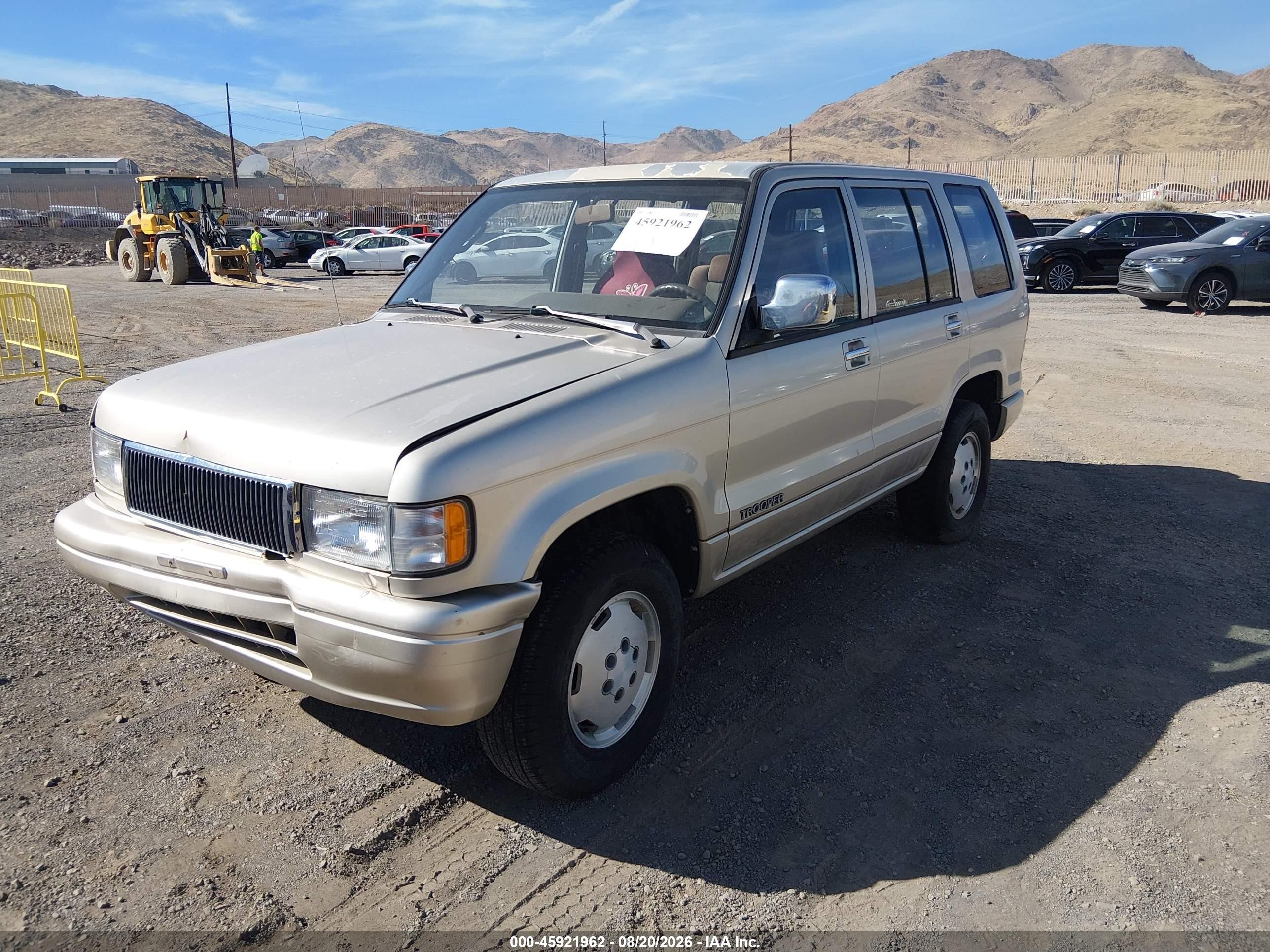 1994 Isuzu Trooper S Gold vin: JACDH58V0R7926117