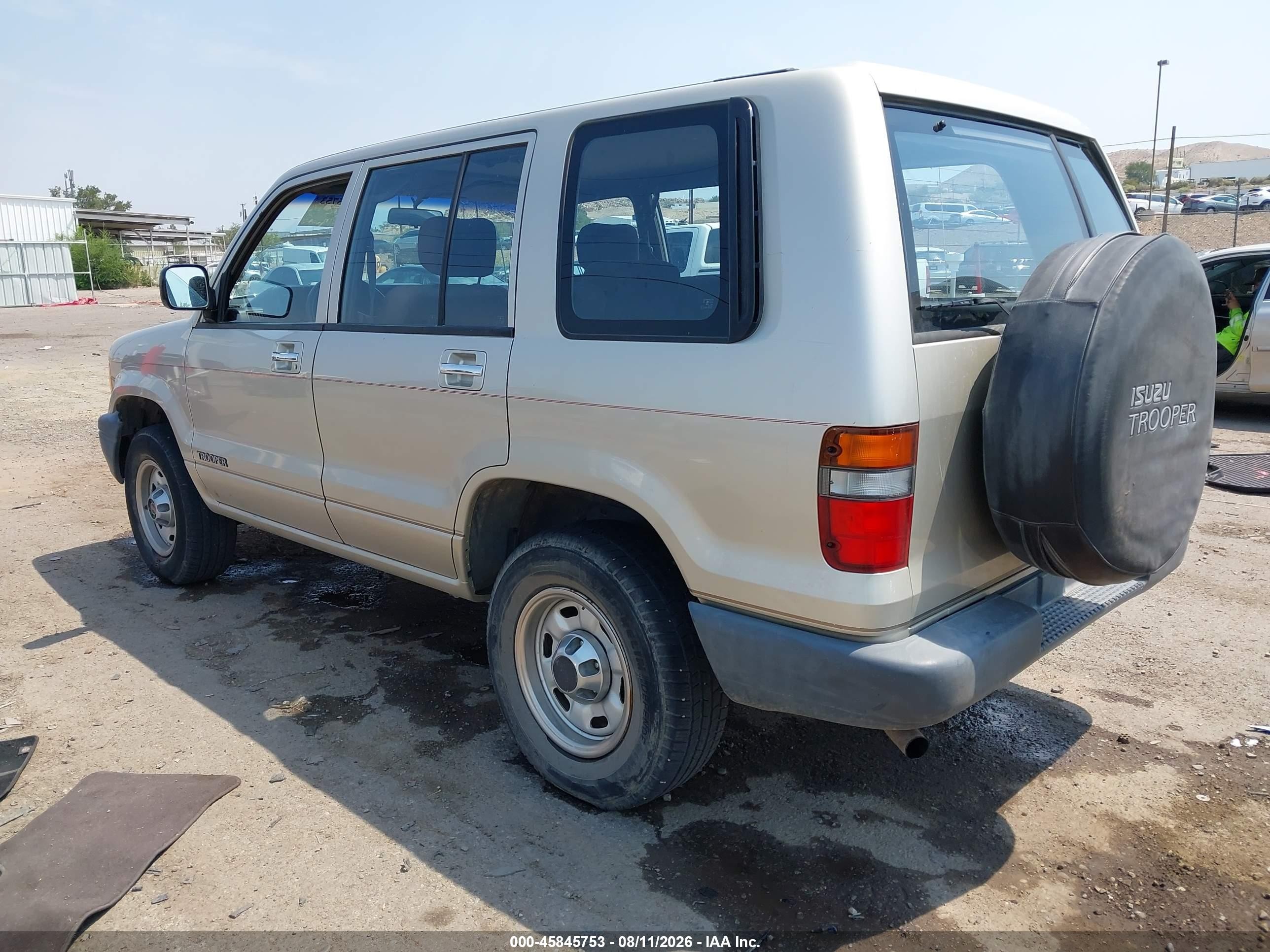 1994 Isuzu Trooper S Tan vin: JACDH58V2R7932534