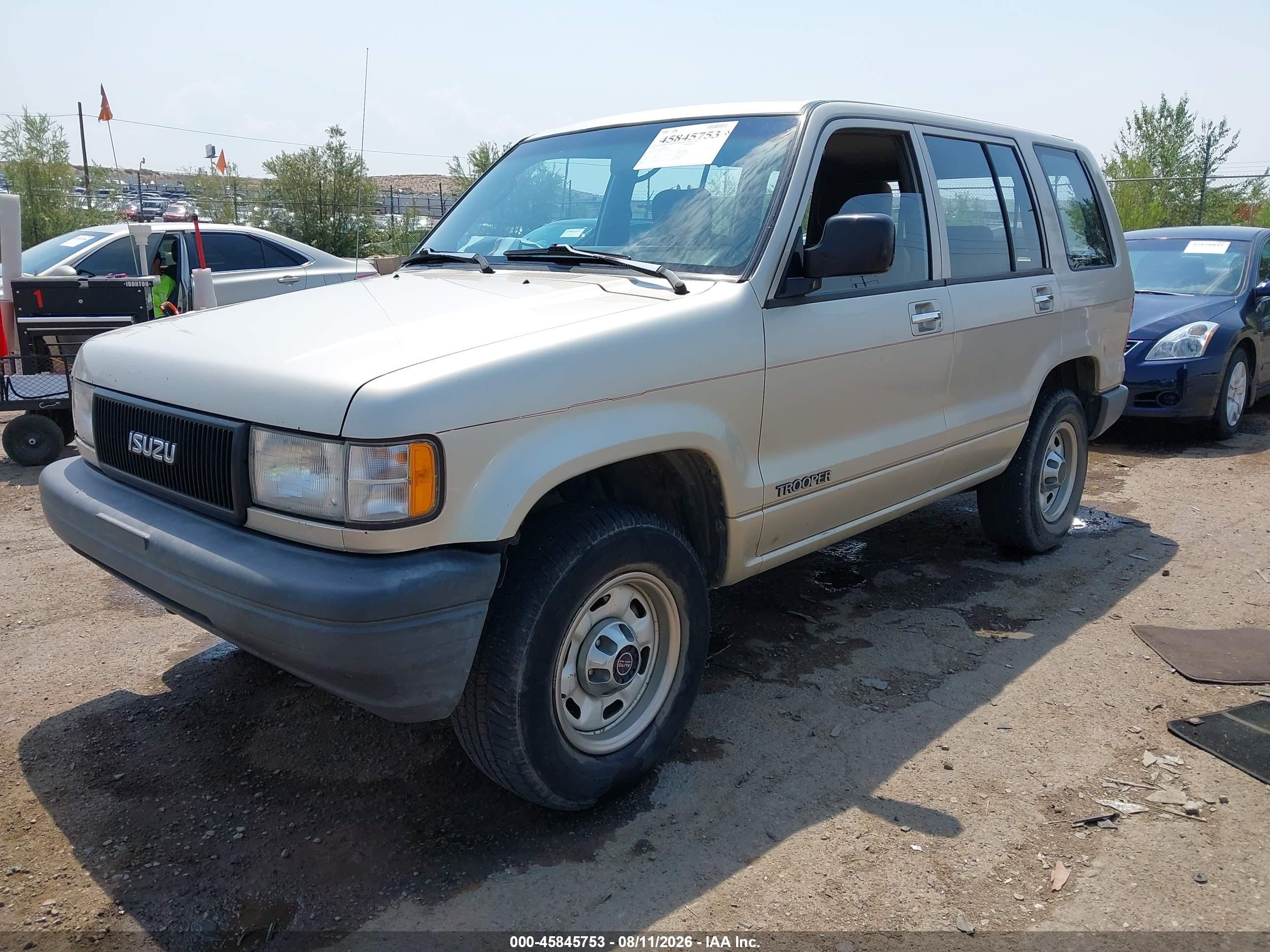 1994 Isuzu Trooper S Tan vin: JACDH58V2R7932534