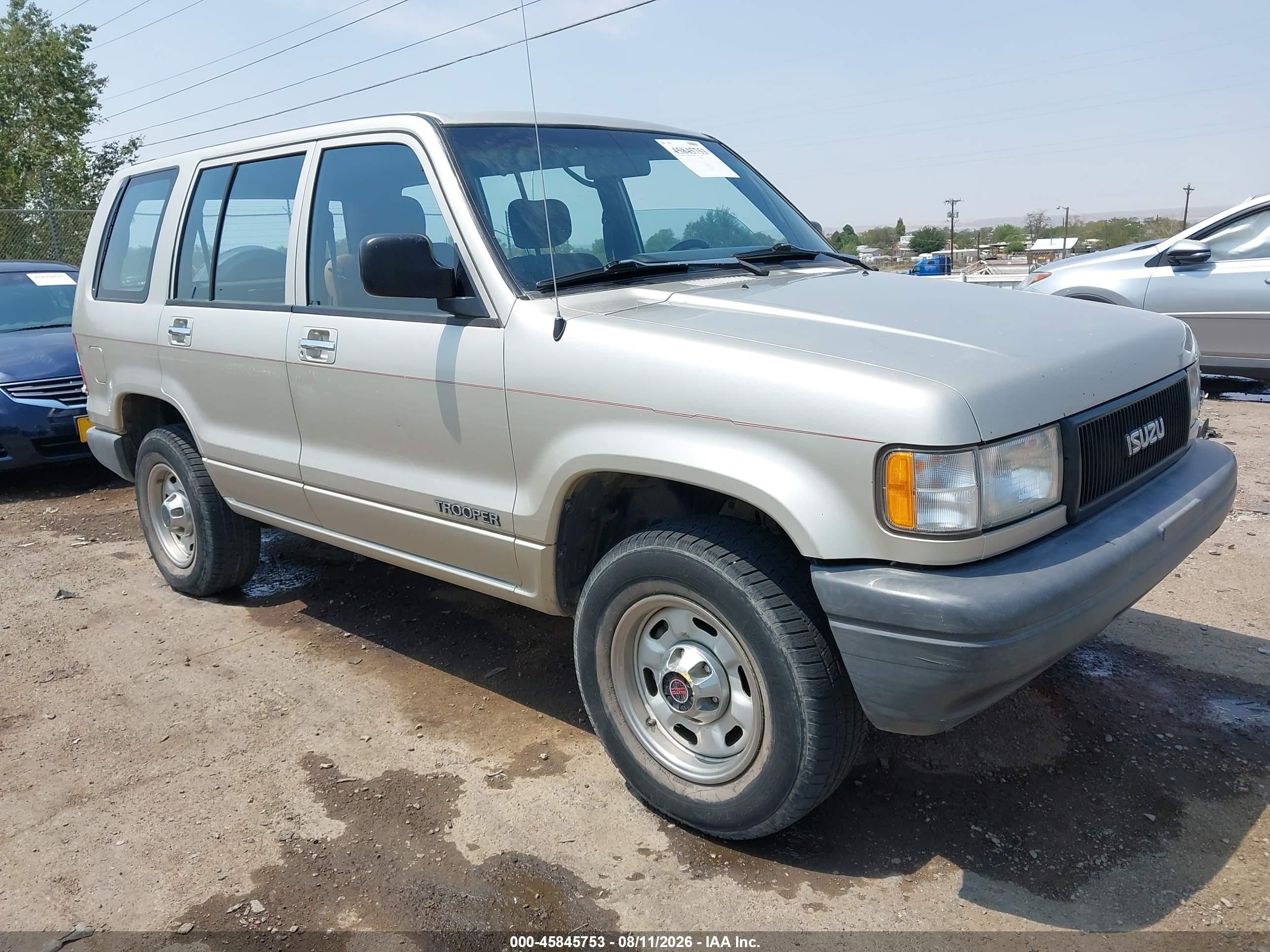 1994 Isuzu Trooper S Tan vin: JACDH58V2R7932534