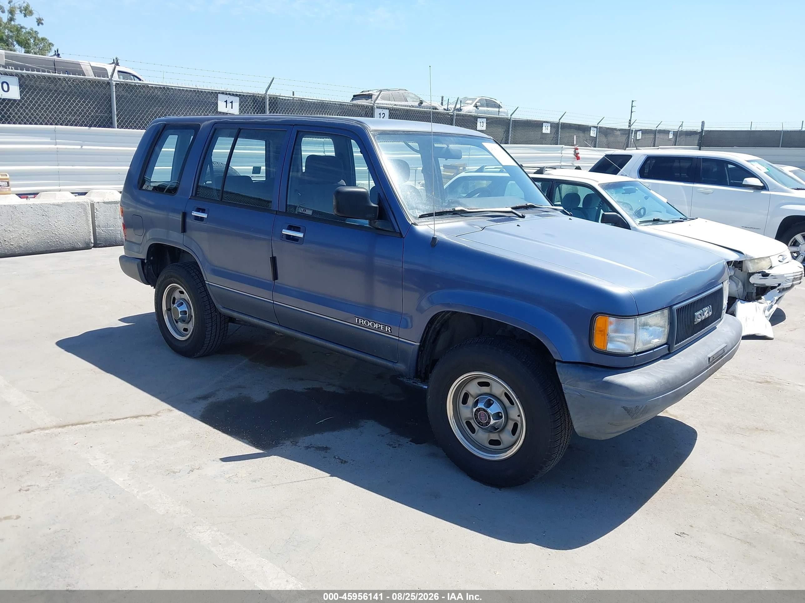 1994 Isuzu Trooper S Blue vin: JACDH58V6R7925201