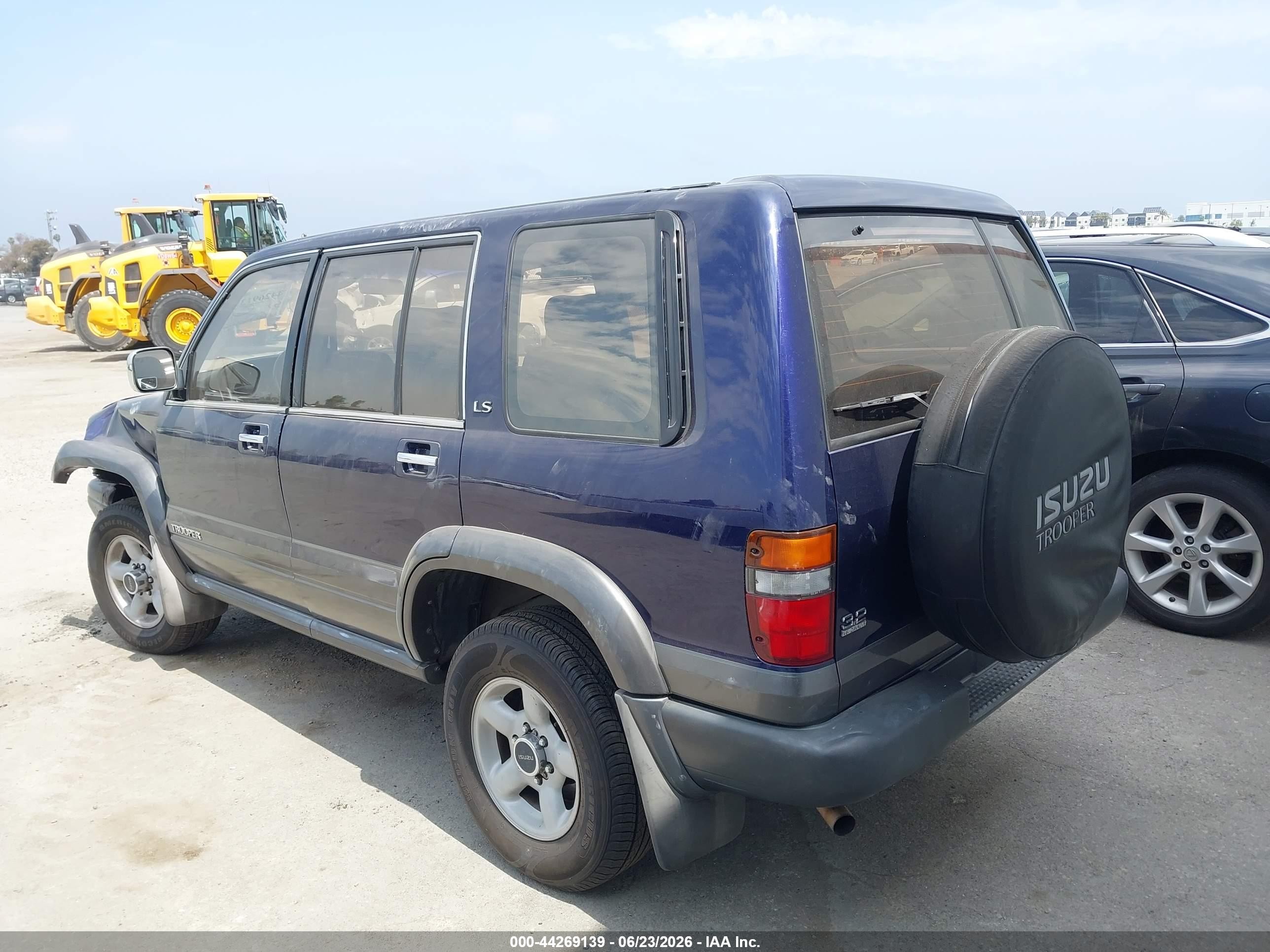 1996 Isuzu Trooper S/se/ls/limited Синий vin: JACDJ58V0T7905327