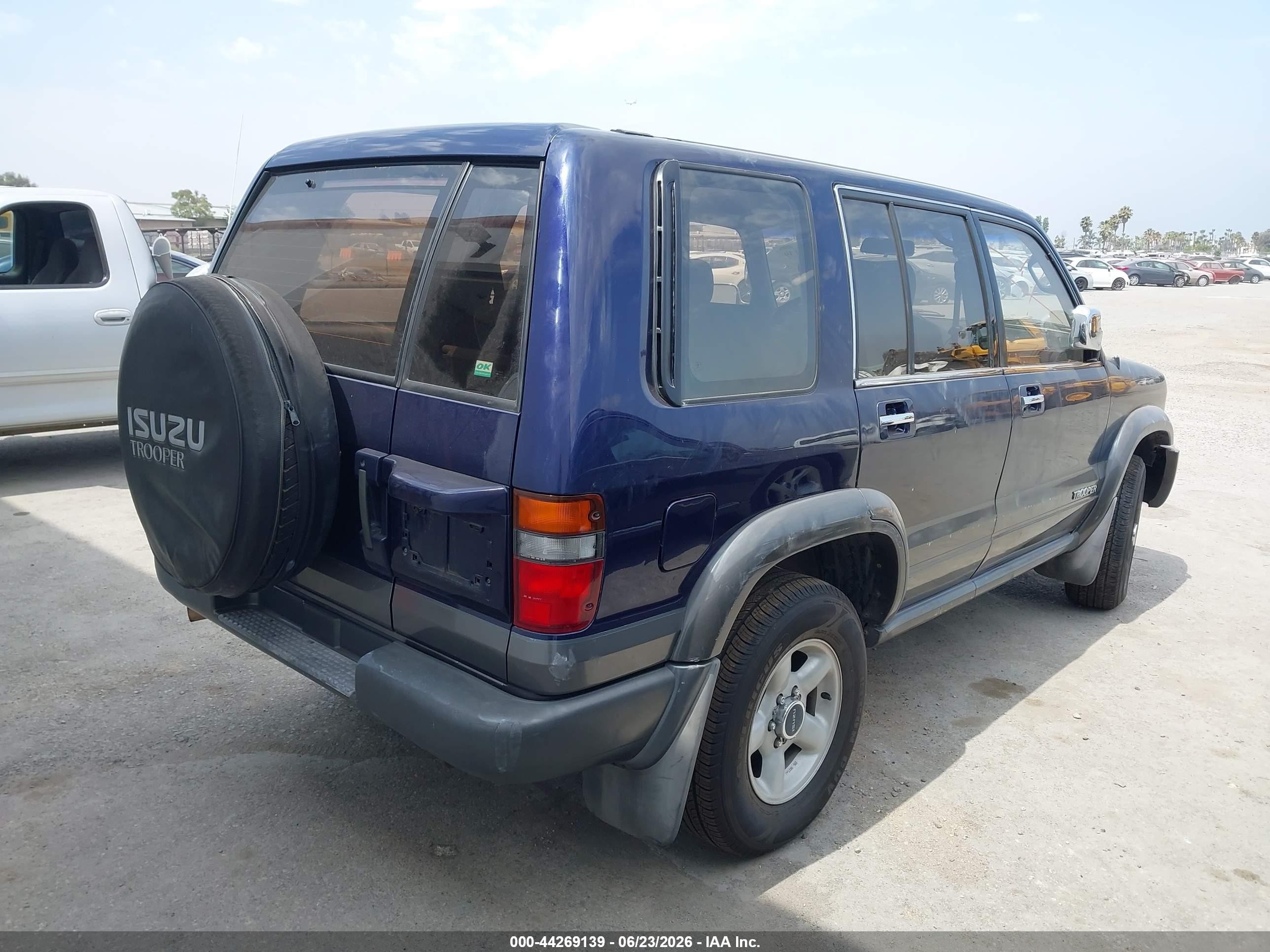 1996 Isuzu Trooper S/se/ls/limited Синий vin: JACDJ58V0T7905327
