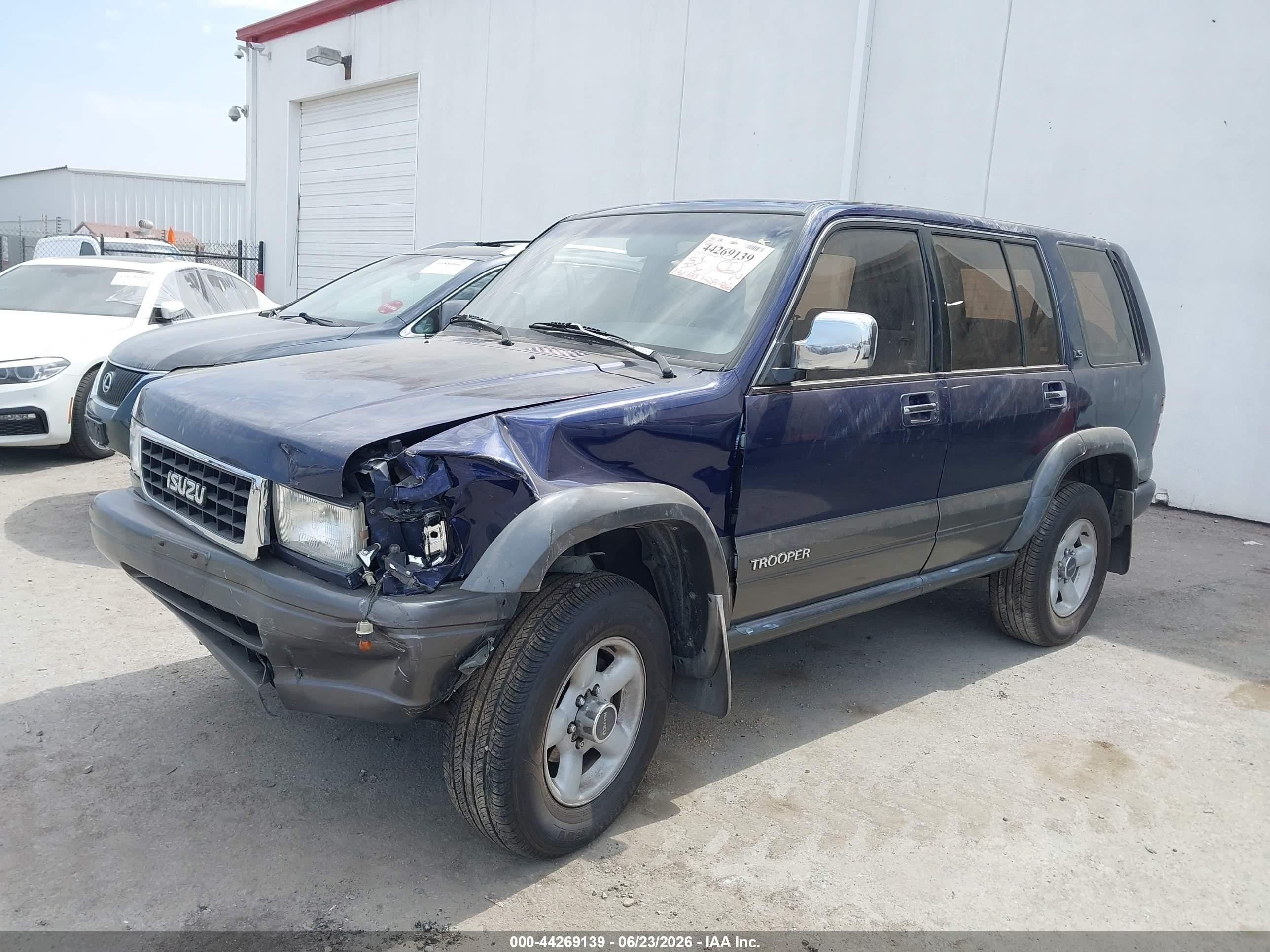 1996 Isuzu Trooper S/se/ls/limited Синий vin: JACDJ58V0T7905327